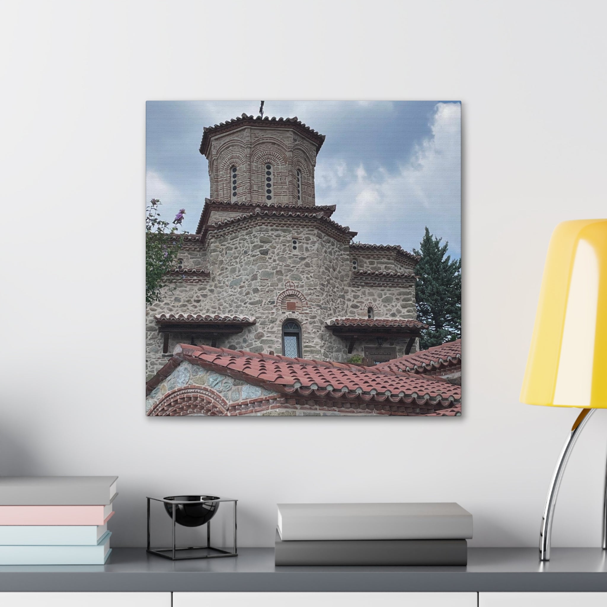 Greek Monastery Canvas Wrap