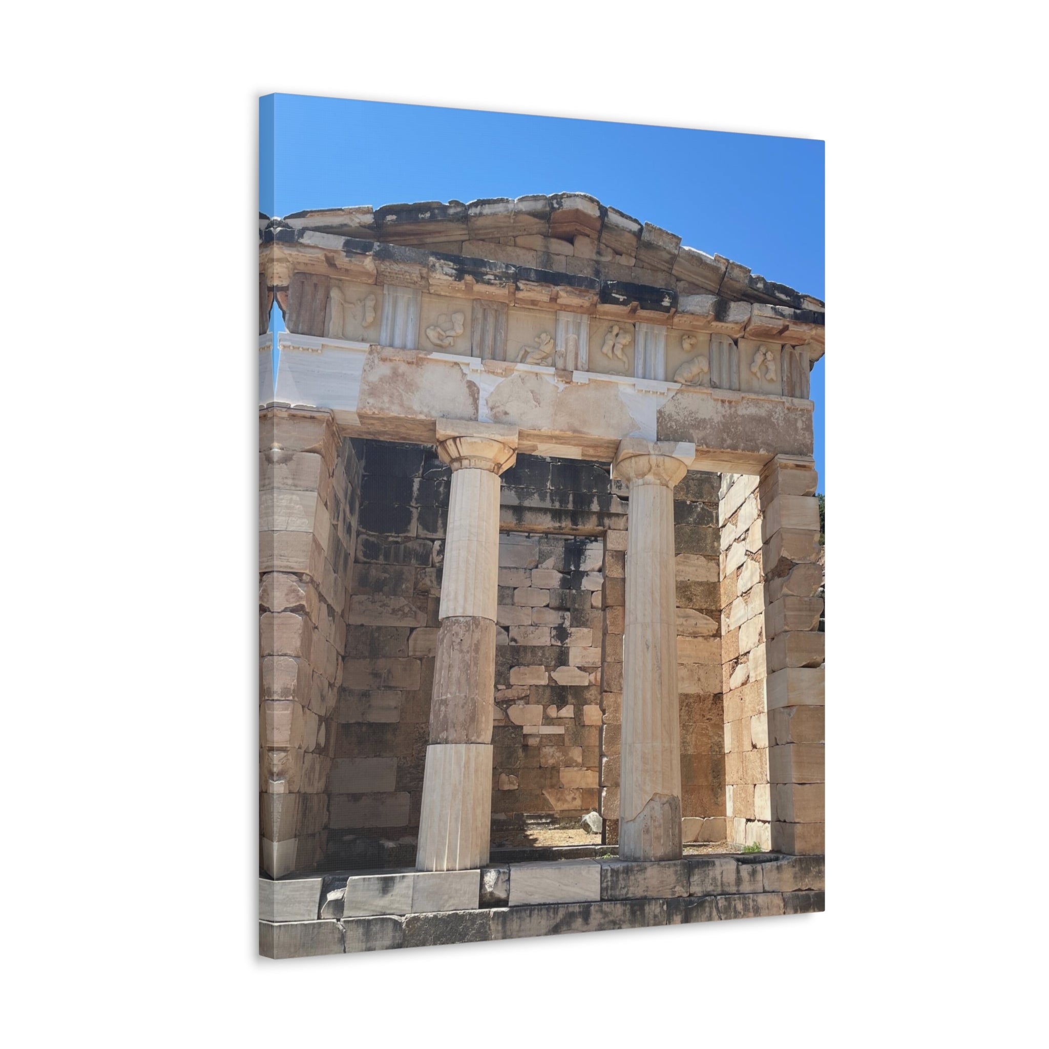Ancient Delphi Canvas Wrap