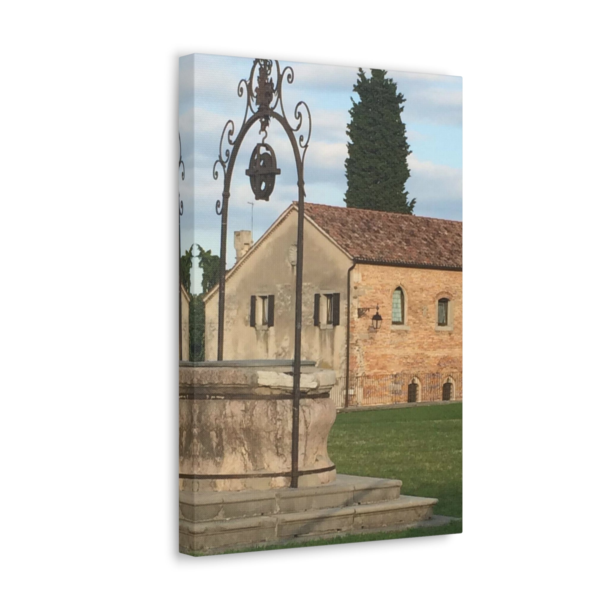 Italian Building Canvas Wrap