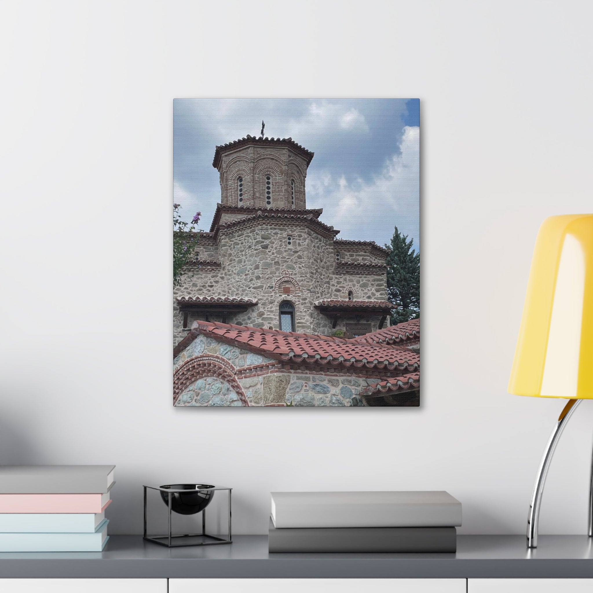 Greek Monastery Canvas Wrap