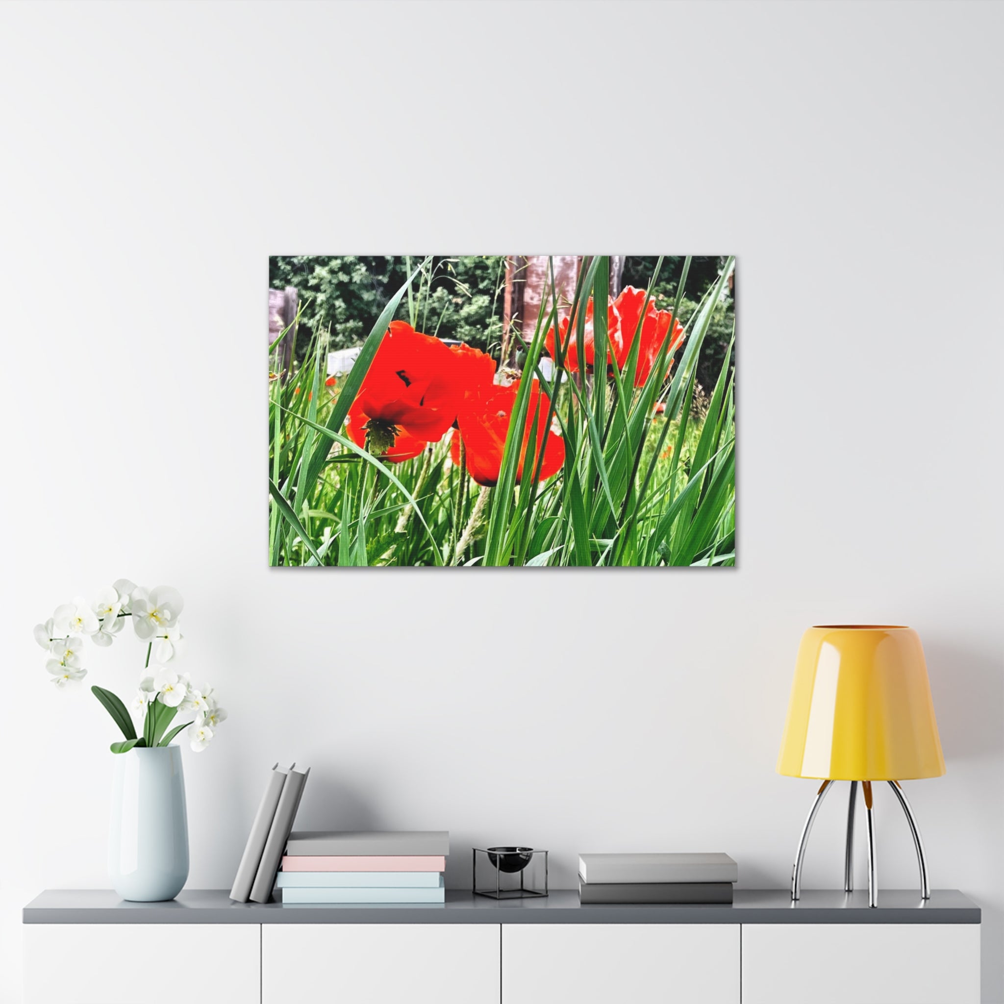 Utah Poppies Canvas Wrap