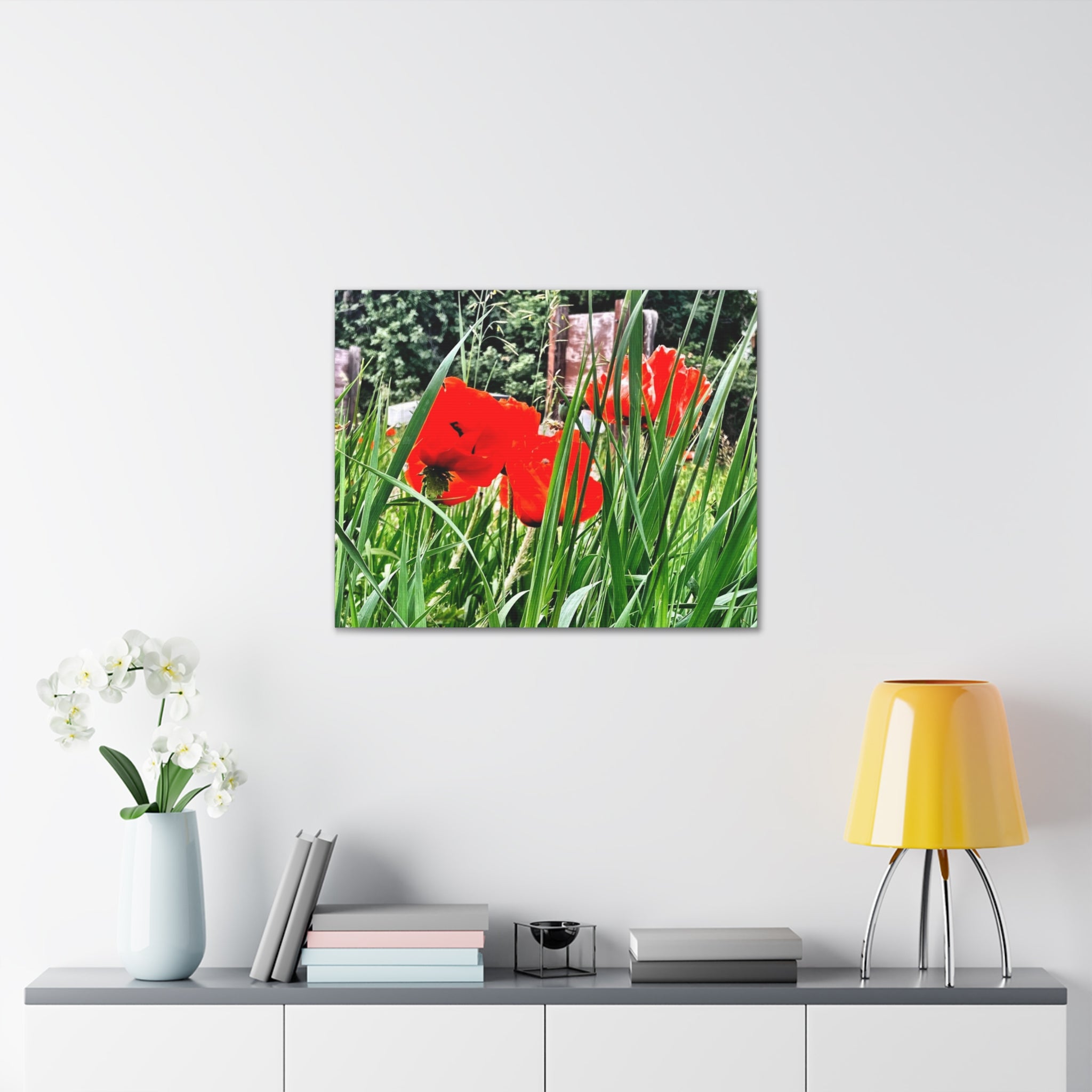 Utah Poppies Canvas Wrap