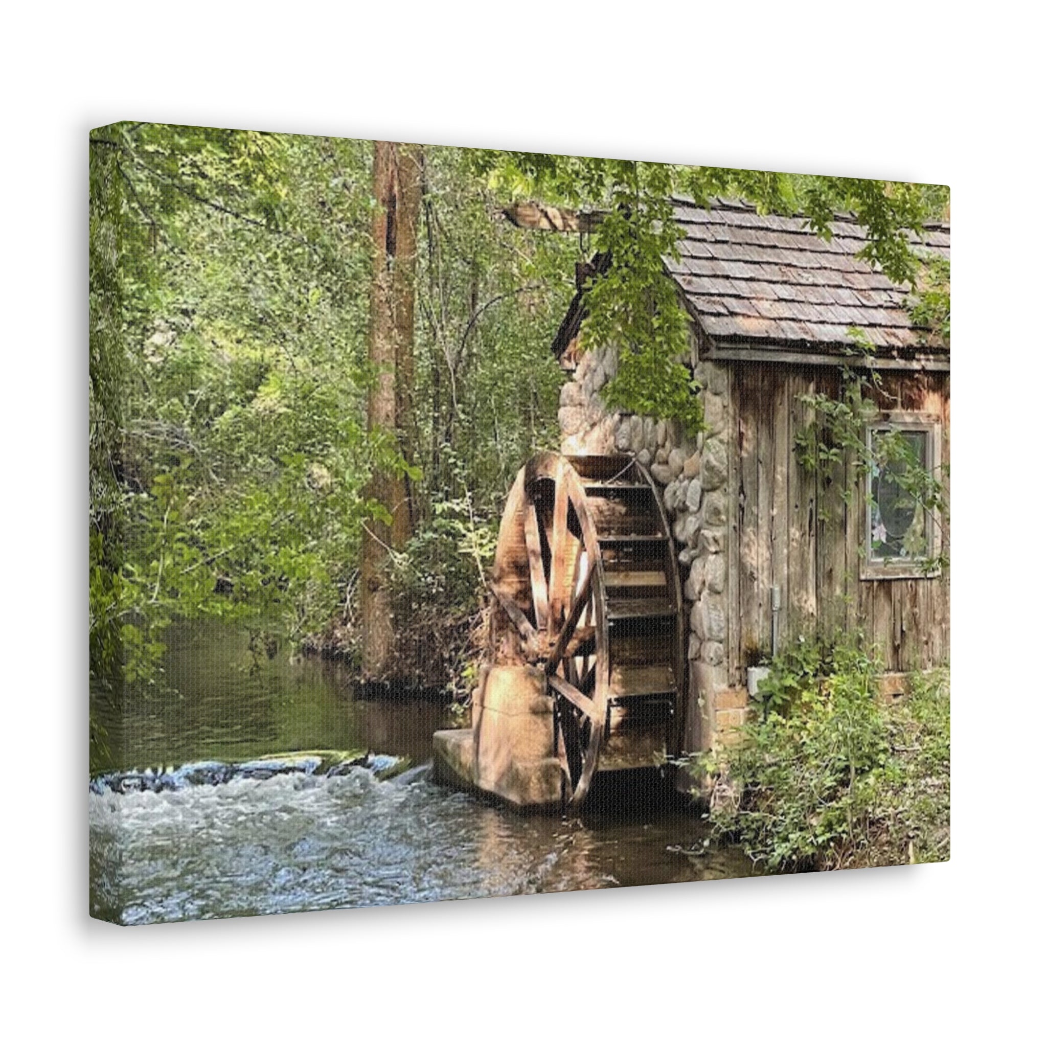 Old Wooden Mill Canvas Wrap