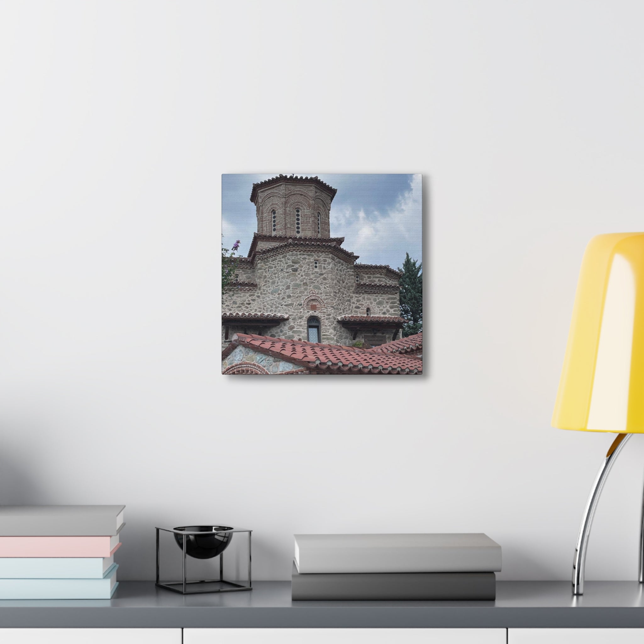 Greek Monastery Canvas Wrap