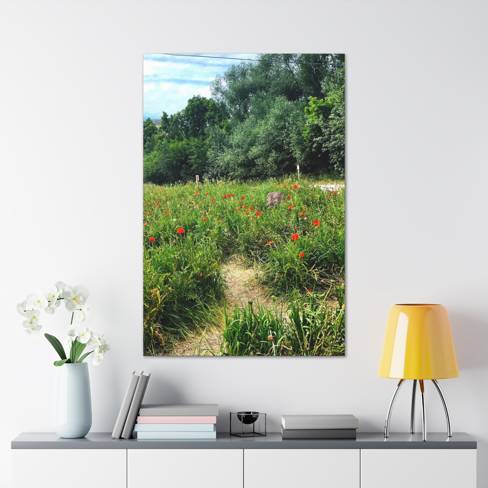 Utah Mountain Countryside Canvas Wrap