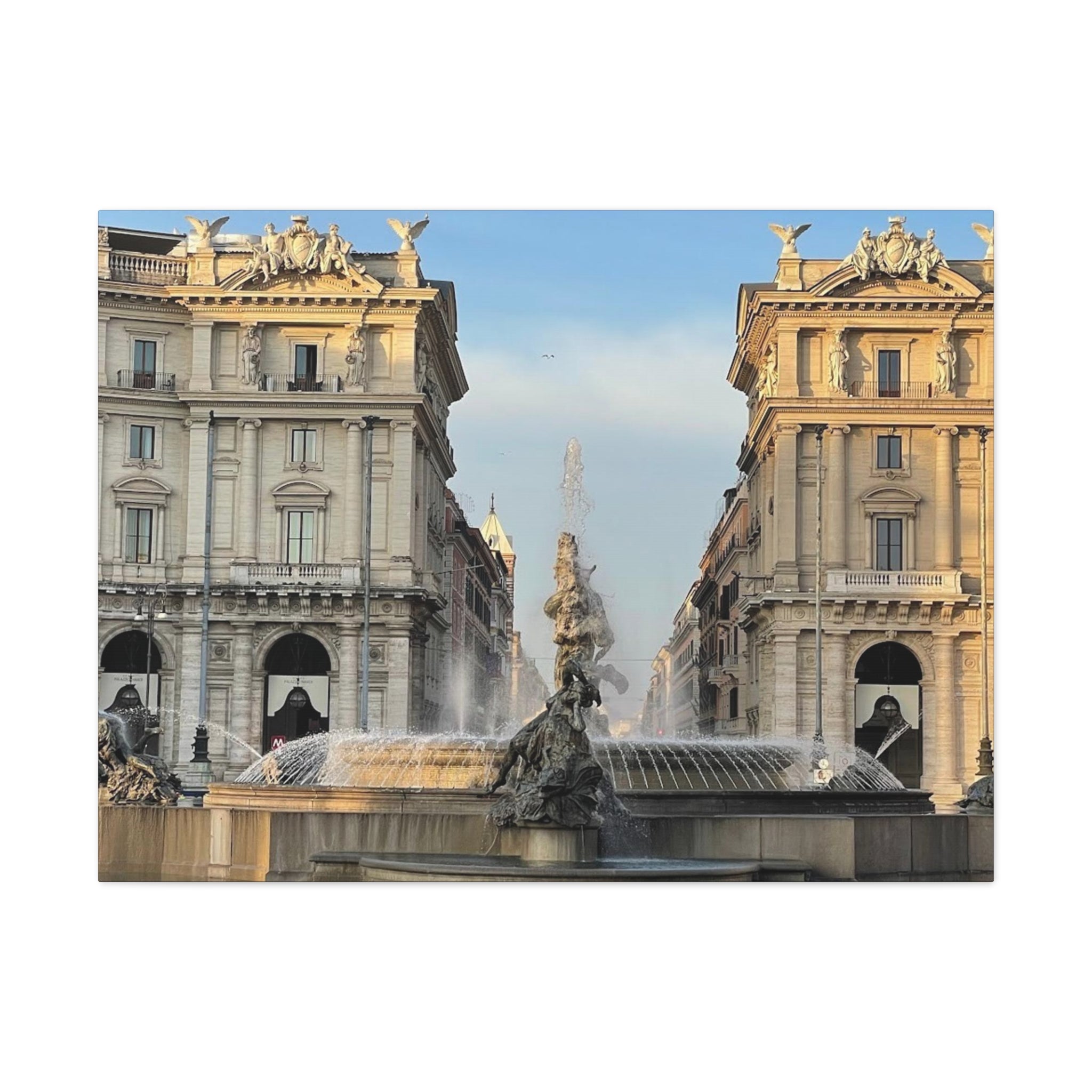 Rome Italy Canvas Wrap