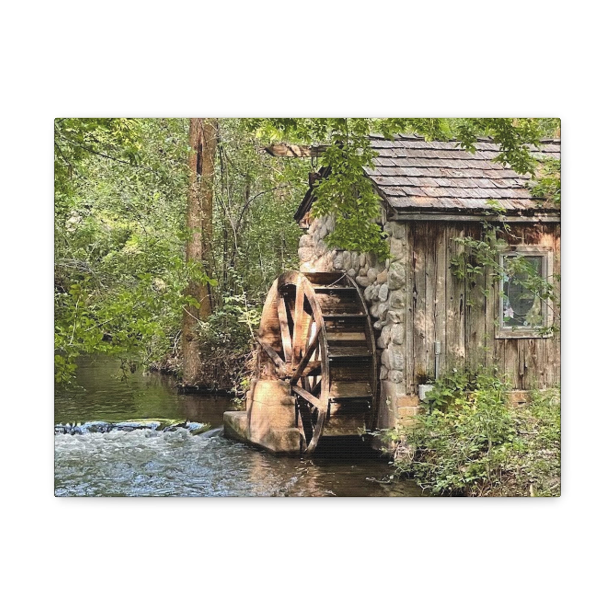 Old Wooden Mill Canvas Wrap