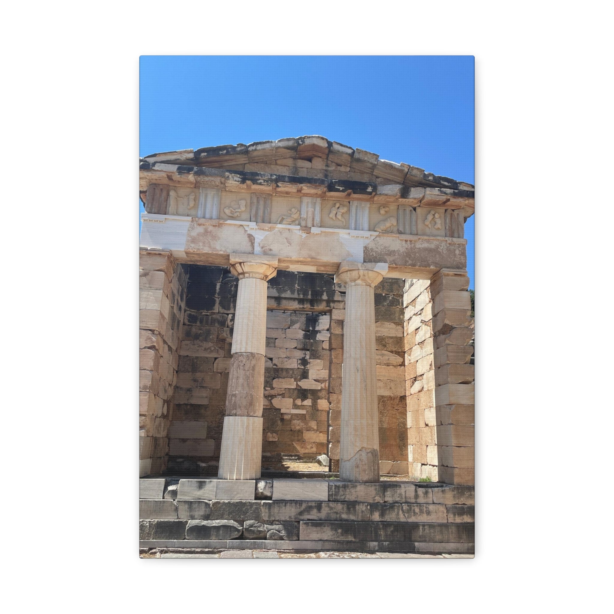 Ancient Delphi Canvas Wrap