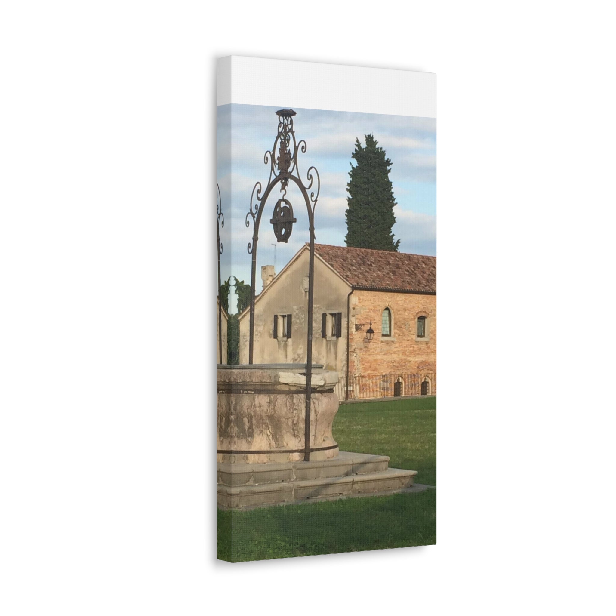 Italian Building Canvas Wrap