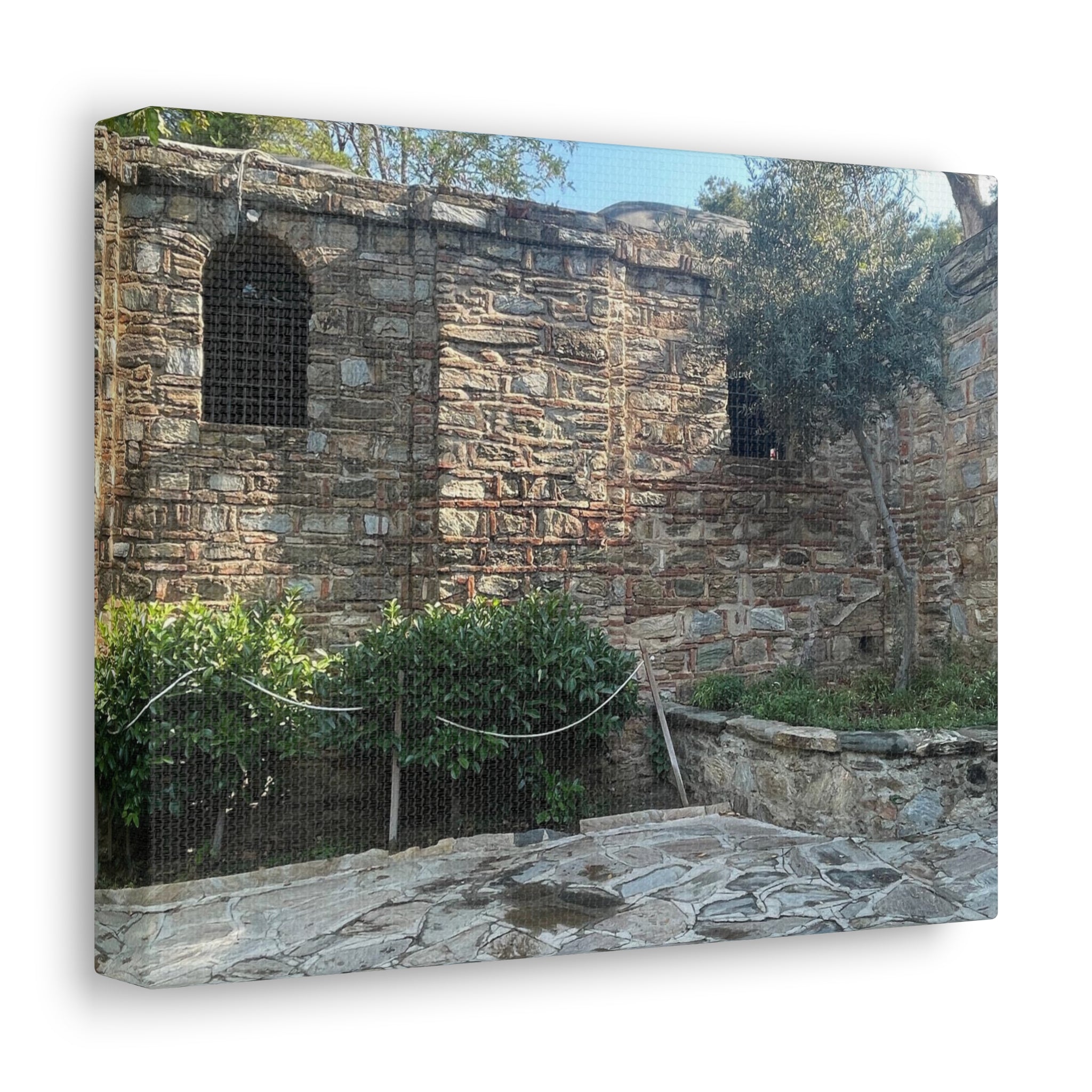 Mary's Home Ephesus Turkey Canvas Wrap