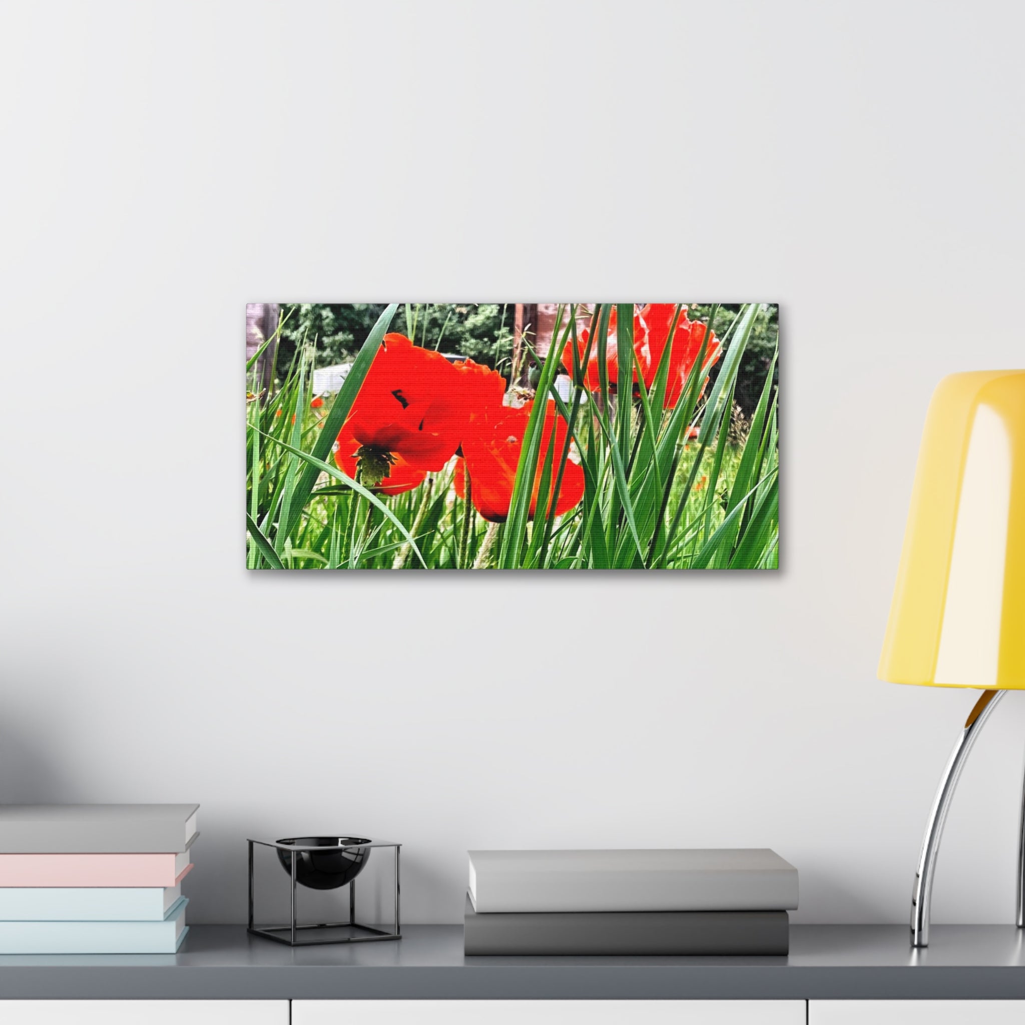 Utah Poppies Canvas Wrap