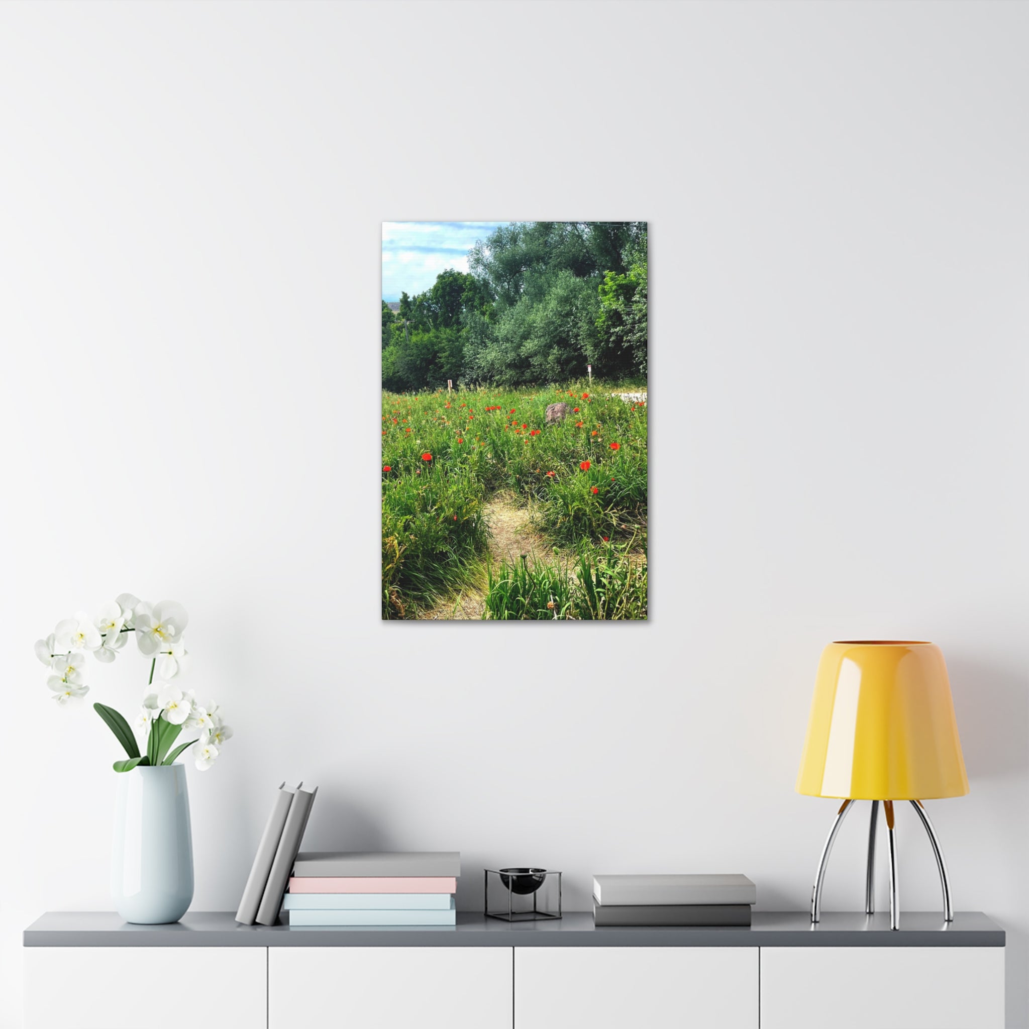 Utah Mountain Countryside Canvas Wrap