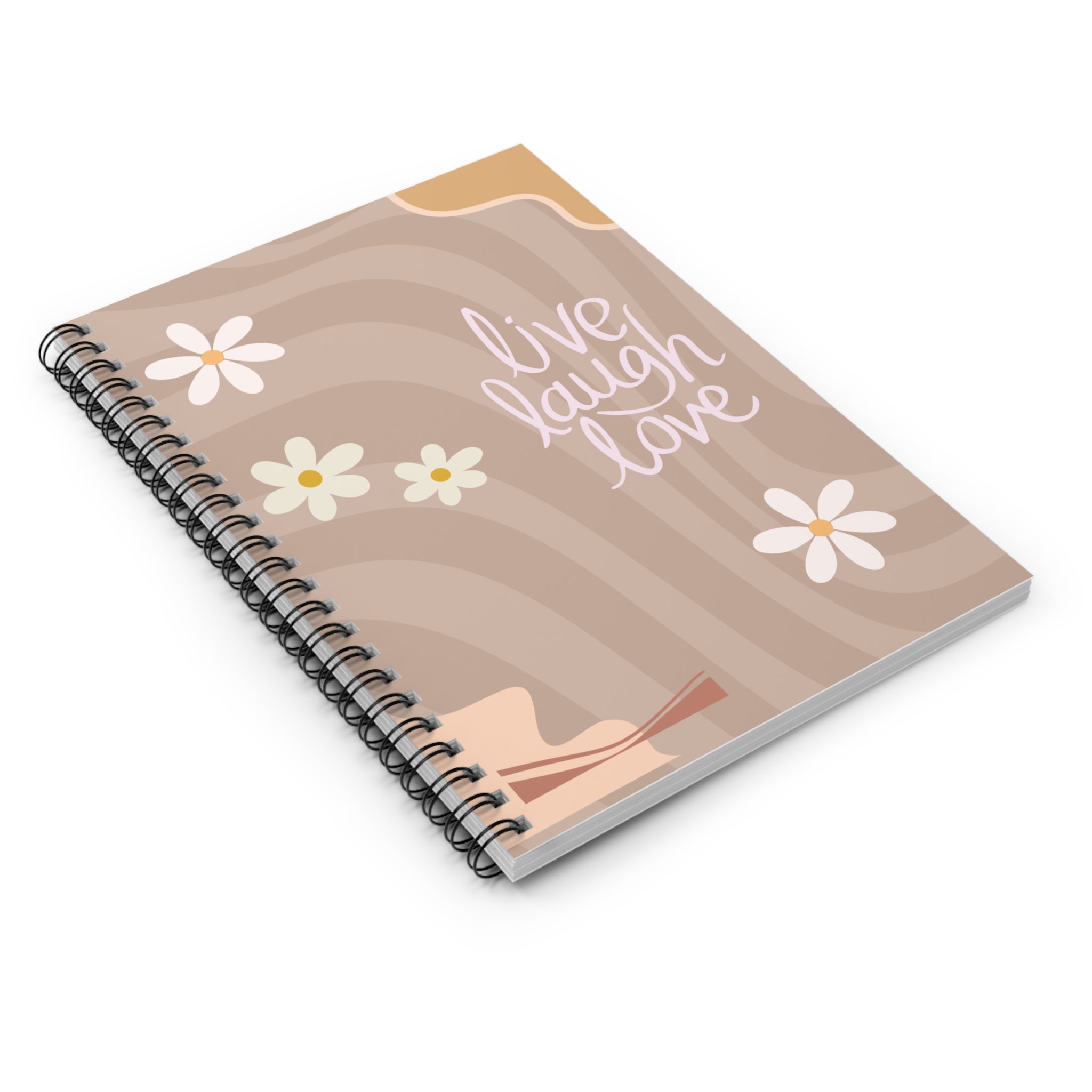 Live Laugh Love Spiral Notebook - Ruled Line