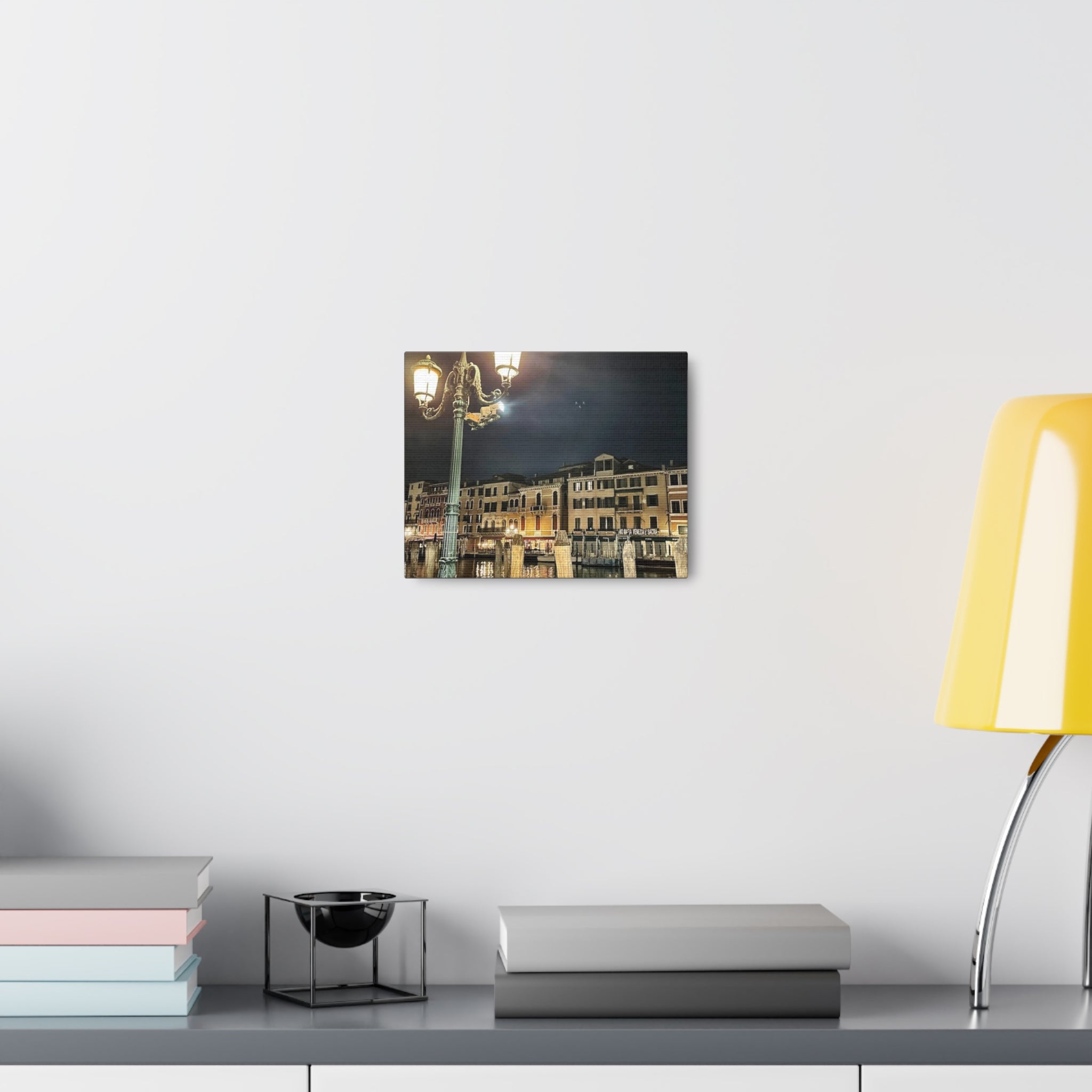 Venice Italy at Night Canvas Wrap