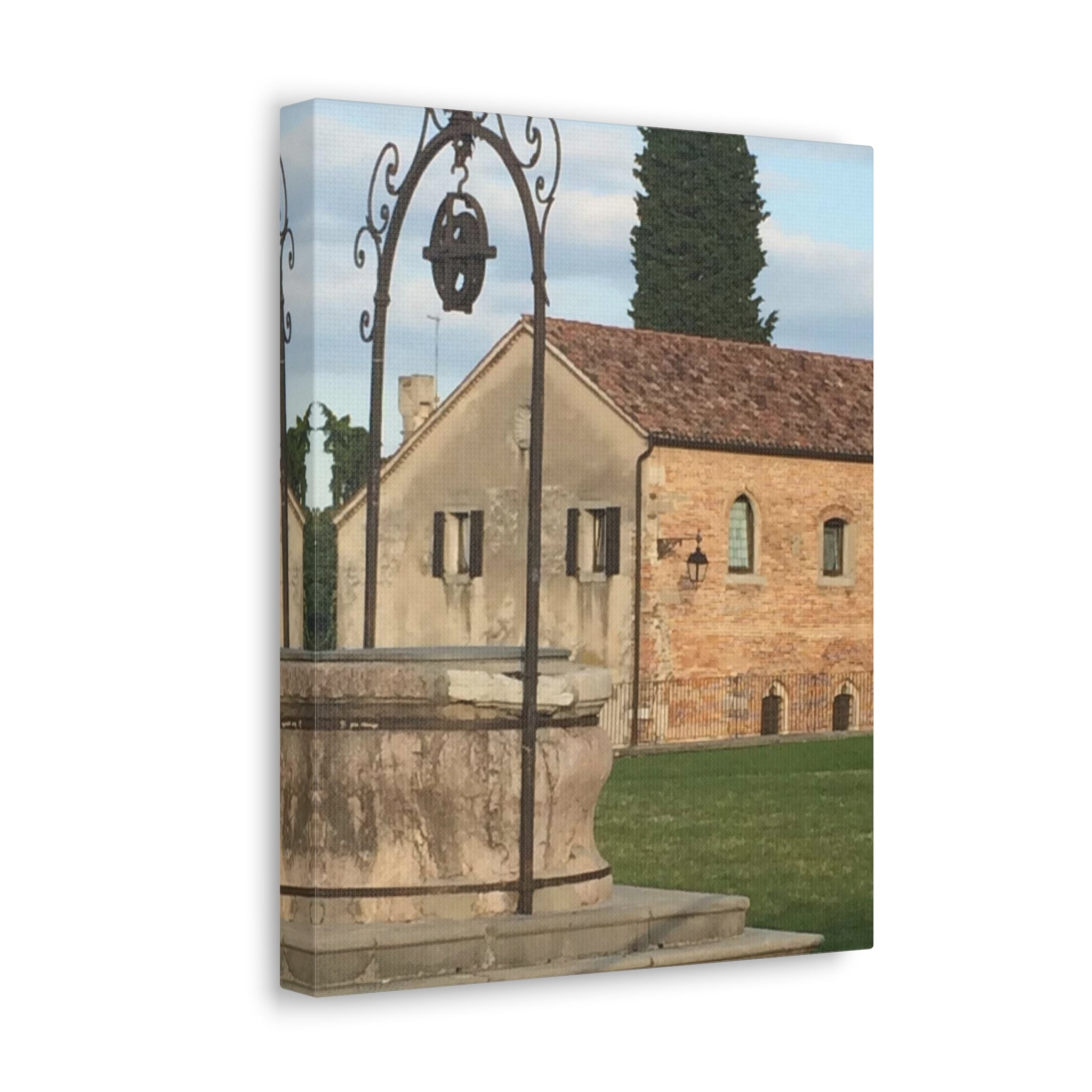 Italian Building Canvas Wrap