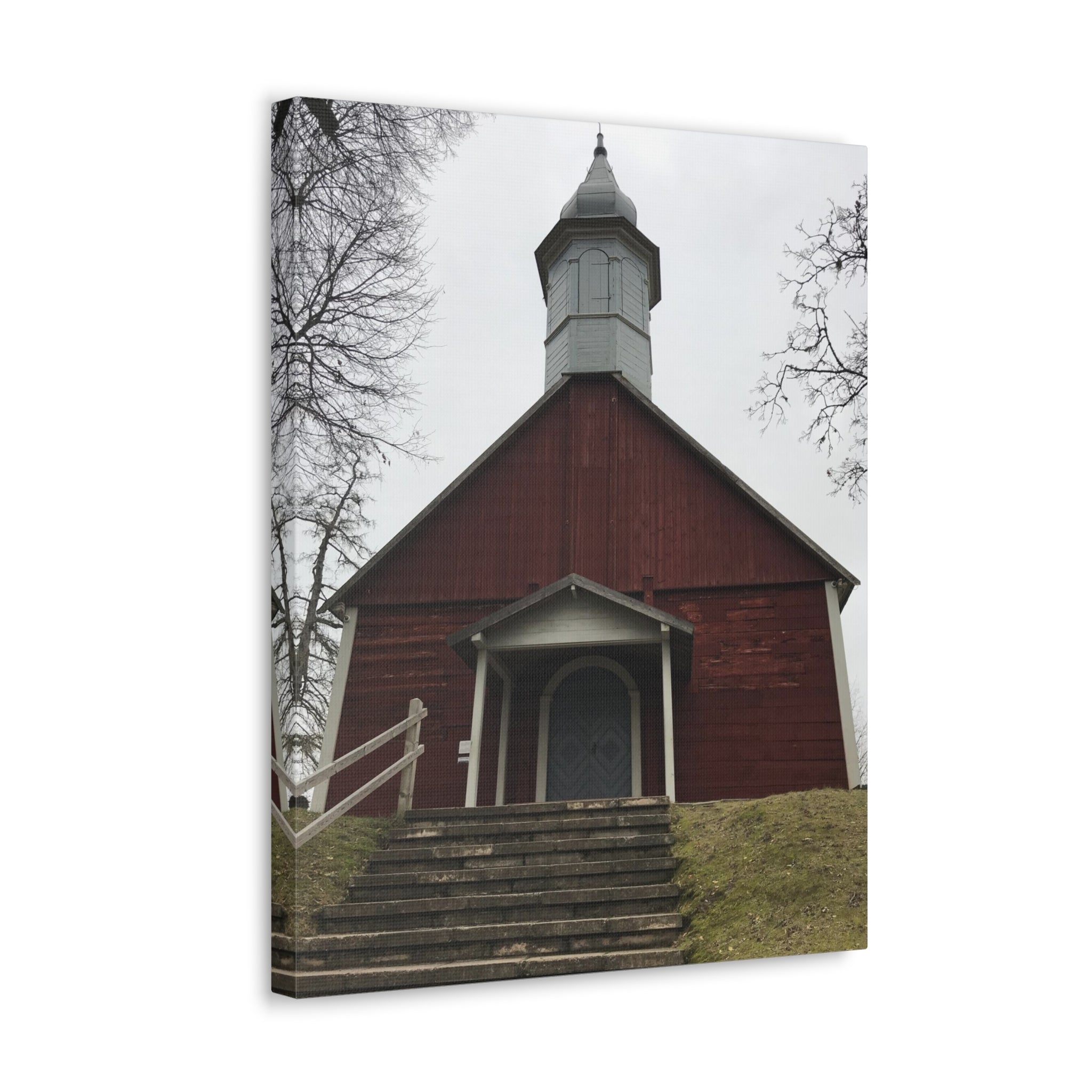 Latvia Church Canvas Wrap