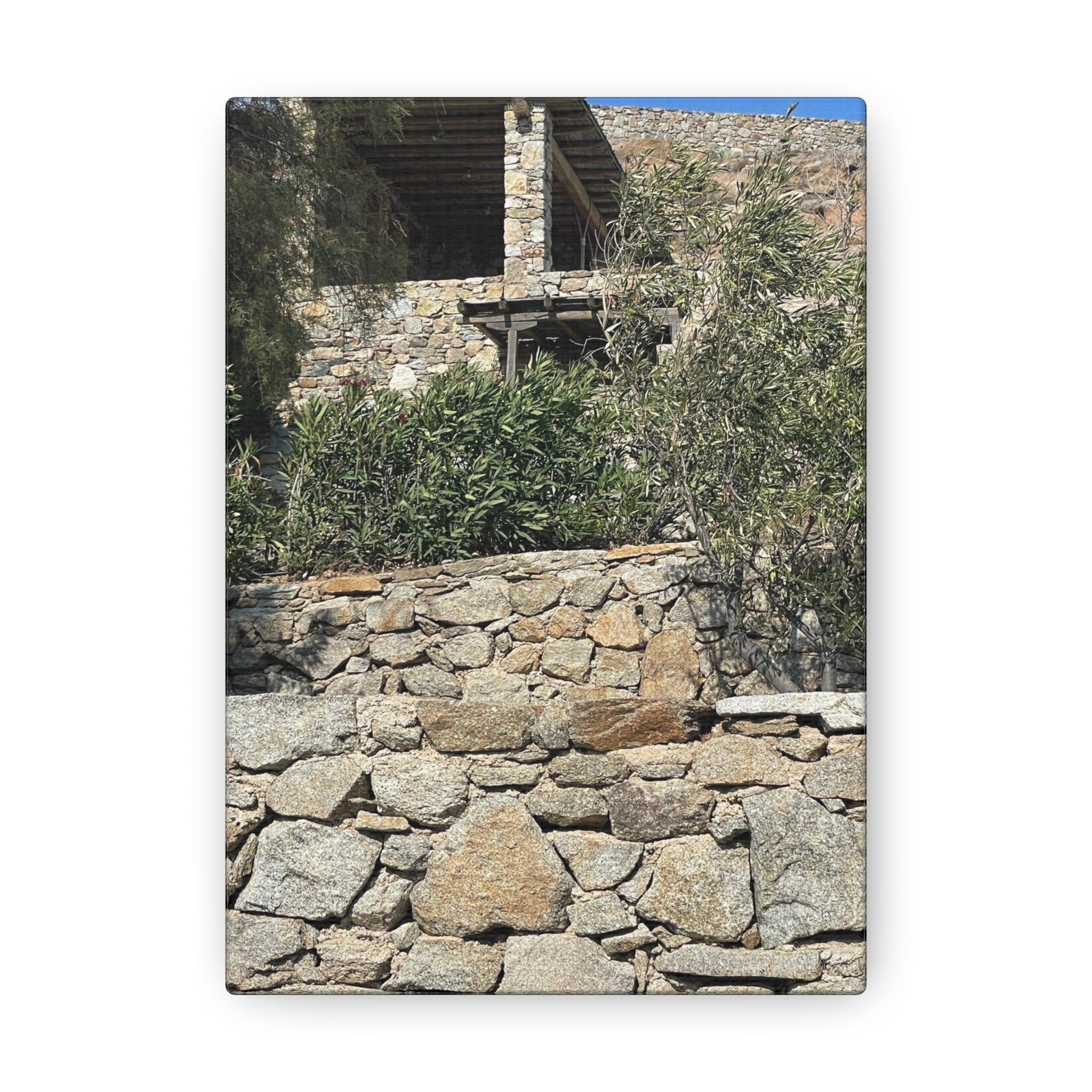 Mykonos Home Canvas Wrap