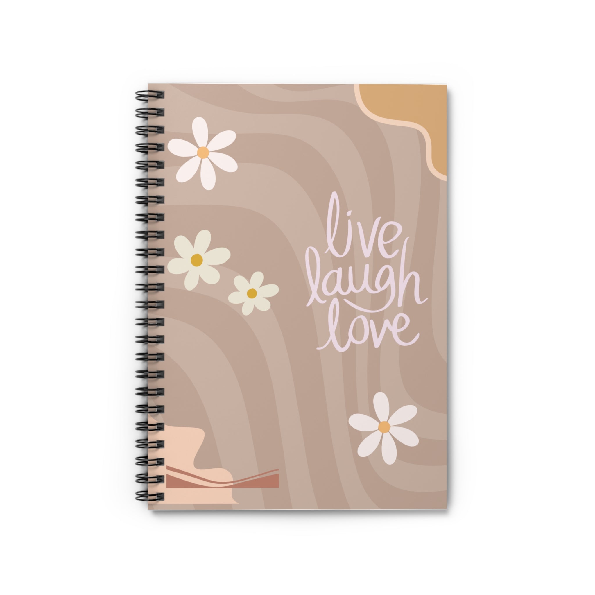 Live Laugh Love Spiral Notebook - Ruled Line