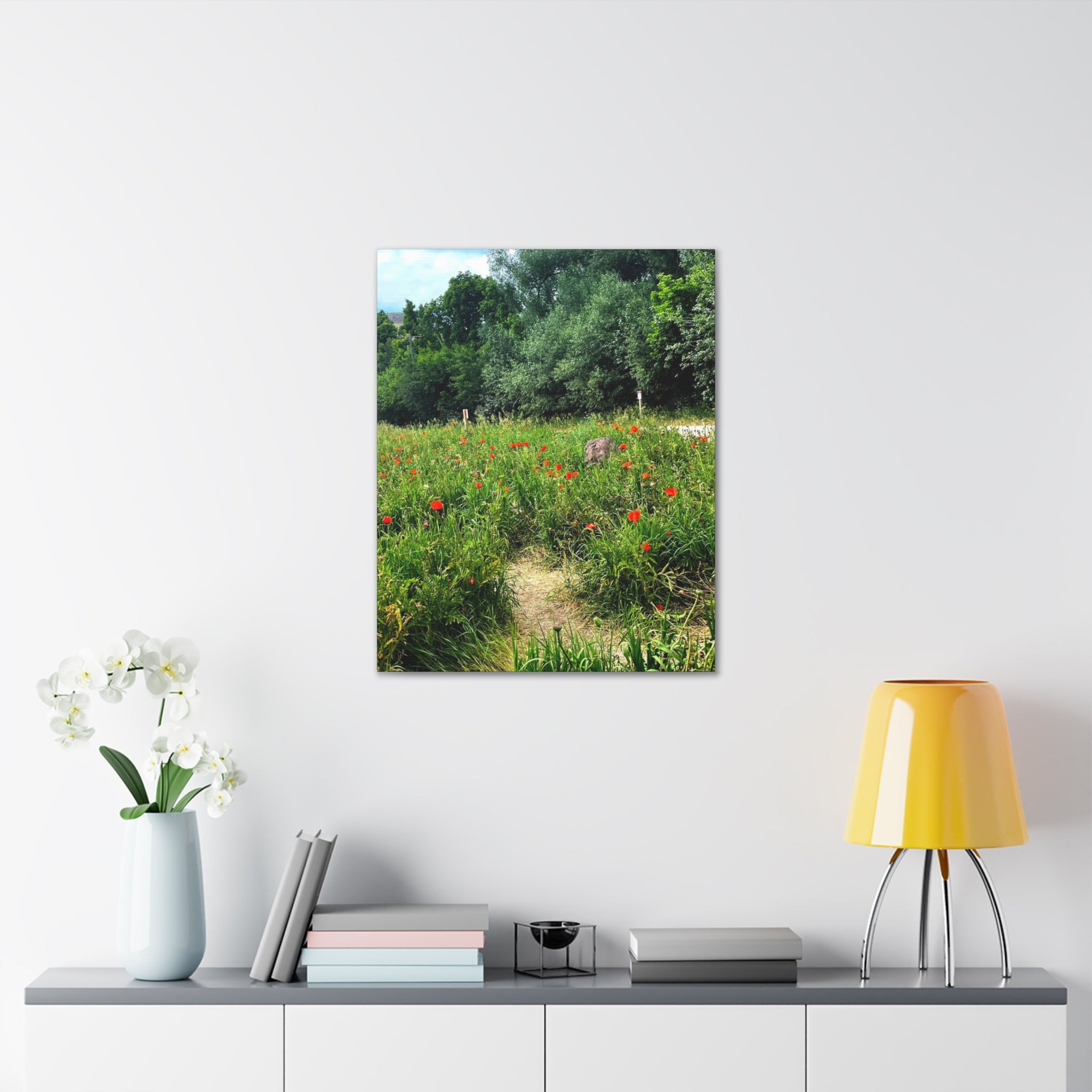 Utah Mountain Countryside Canvas Wrap