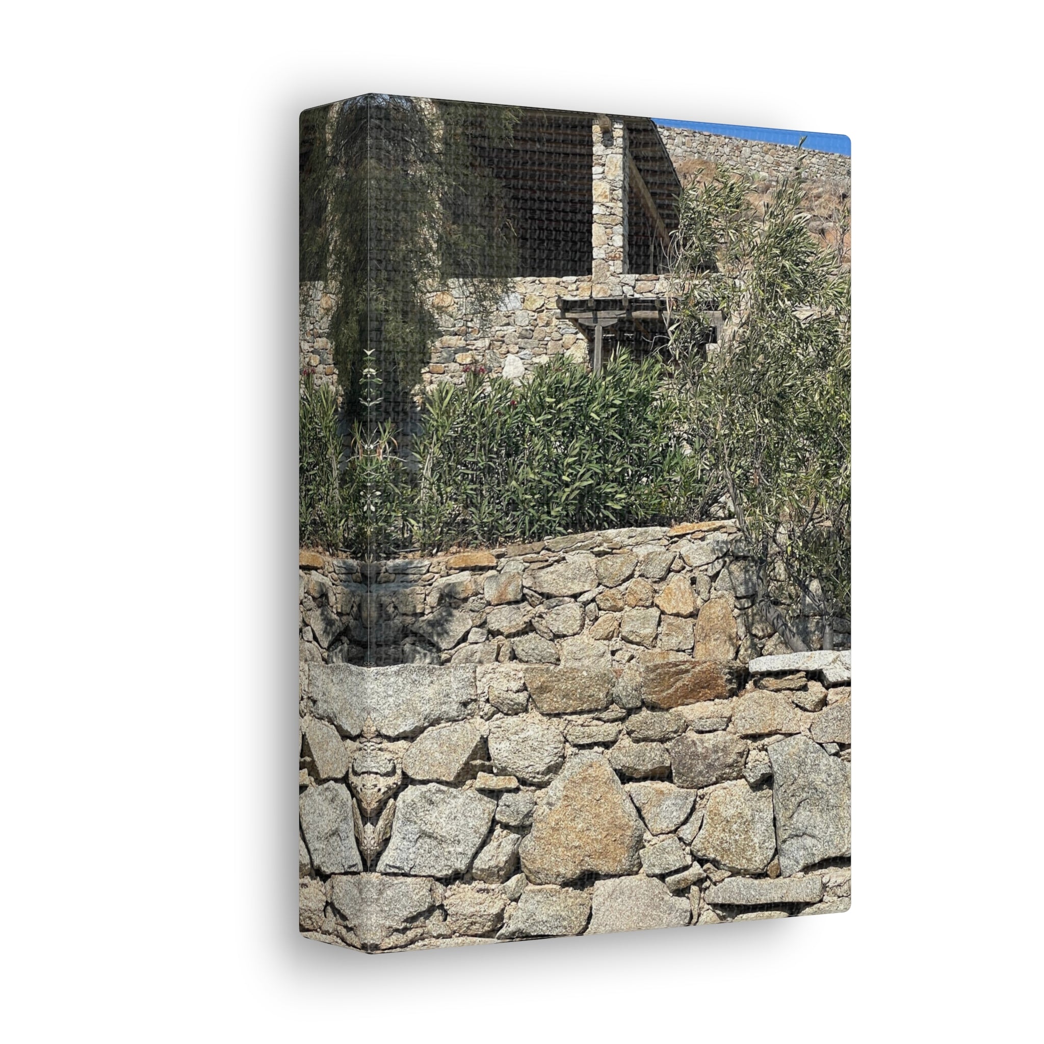 Mykonos Home Canvas Wrap