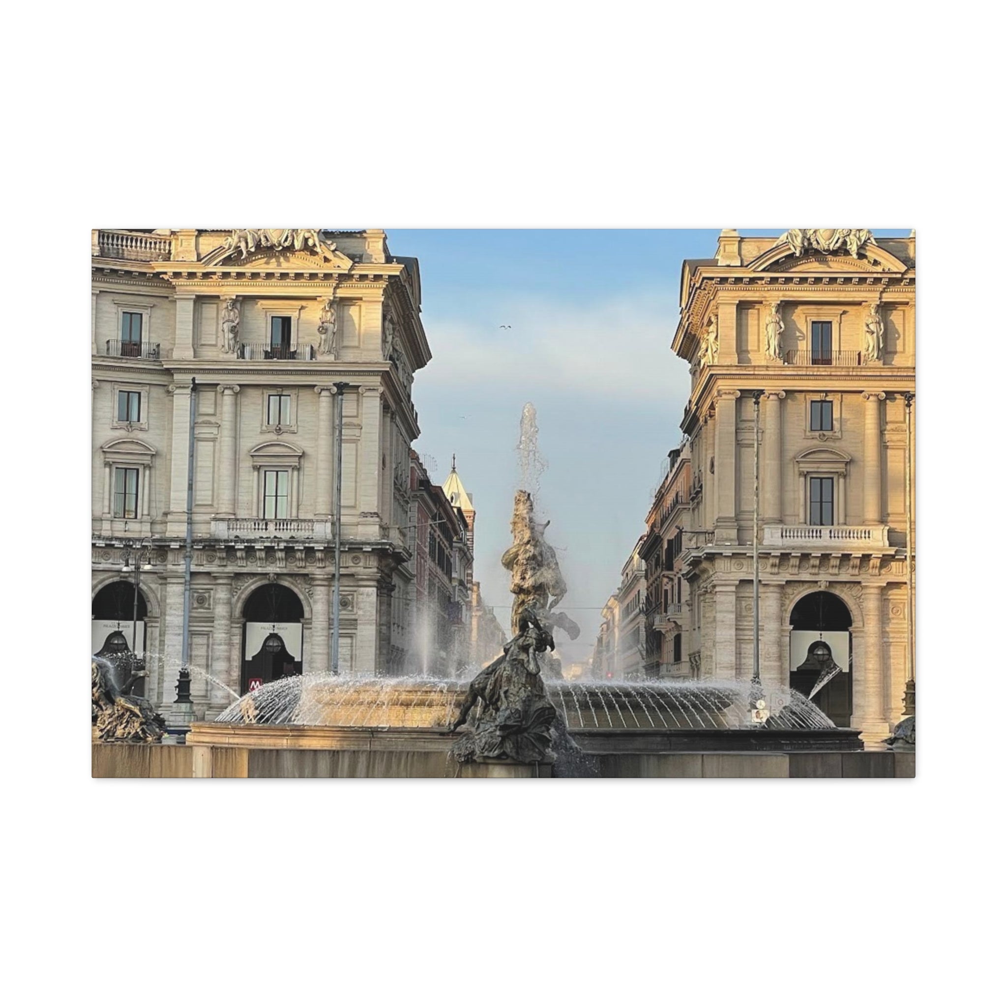 Rome Italy Canvas Wrap