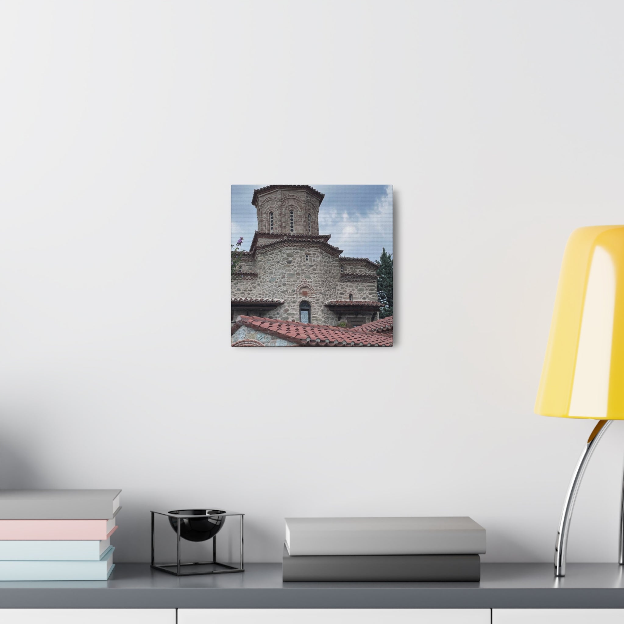 Greek Monastery Canvas Wrap