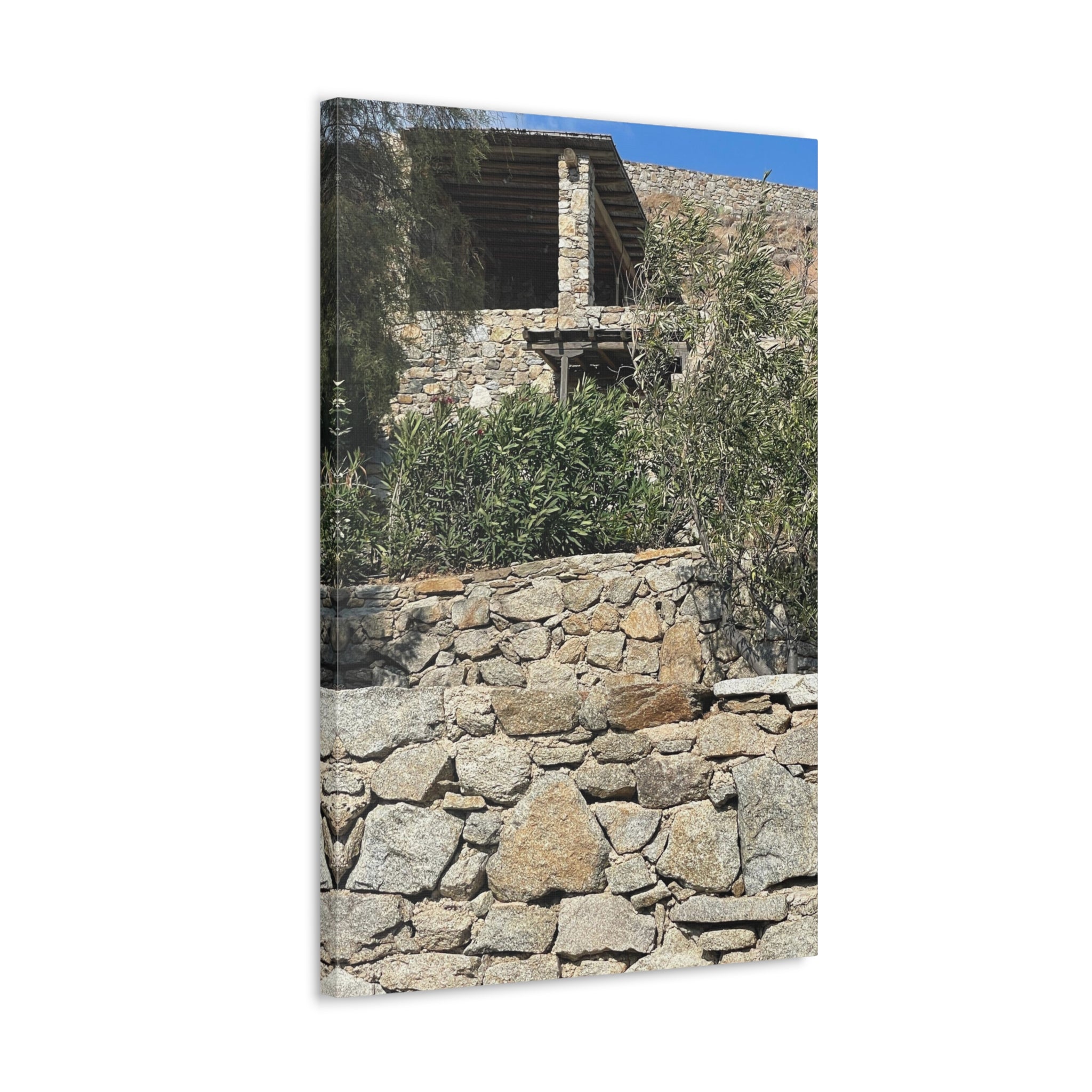 Mykonos Home Canvas Wrap