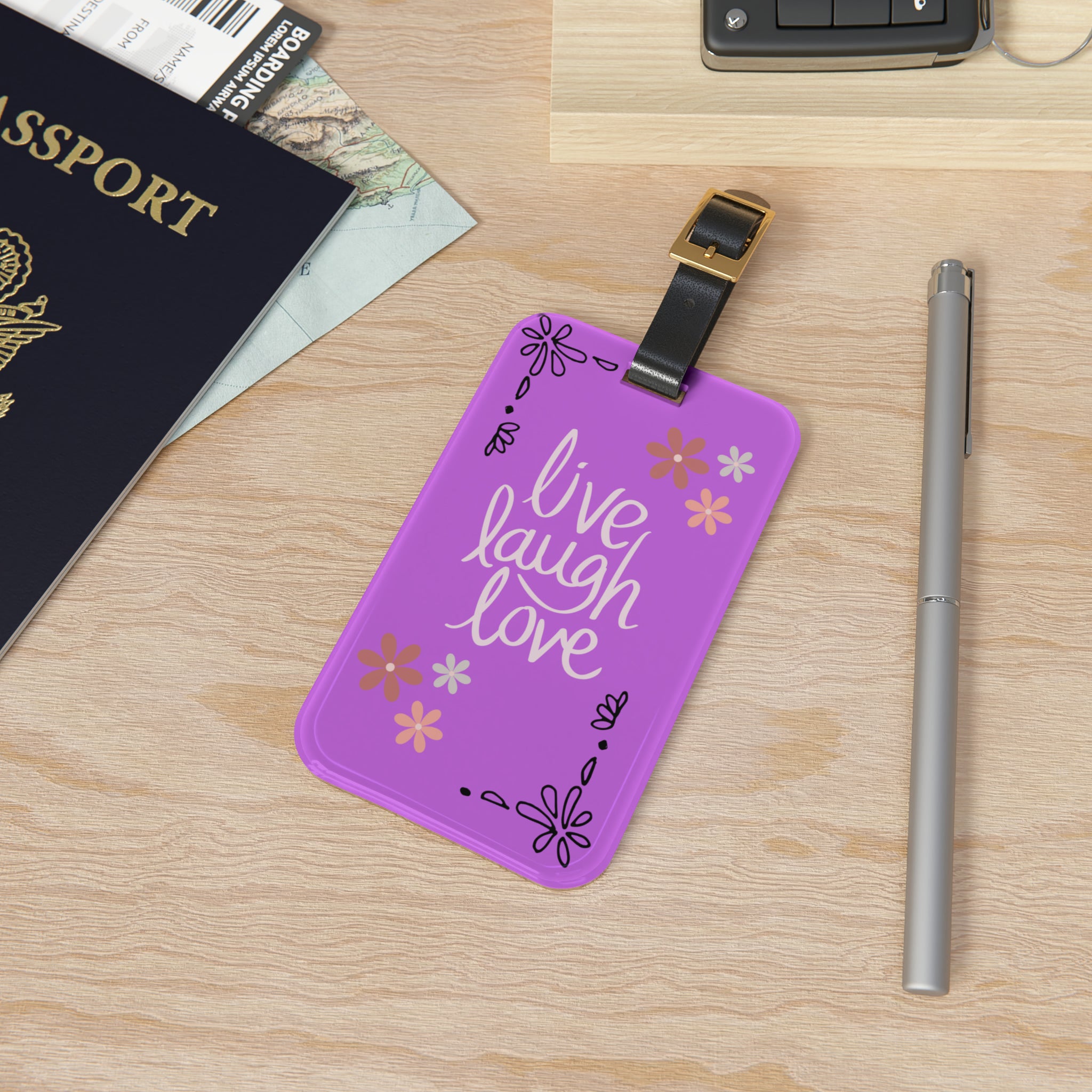 Live Laugh Love Luggage Tag