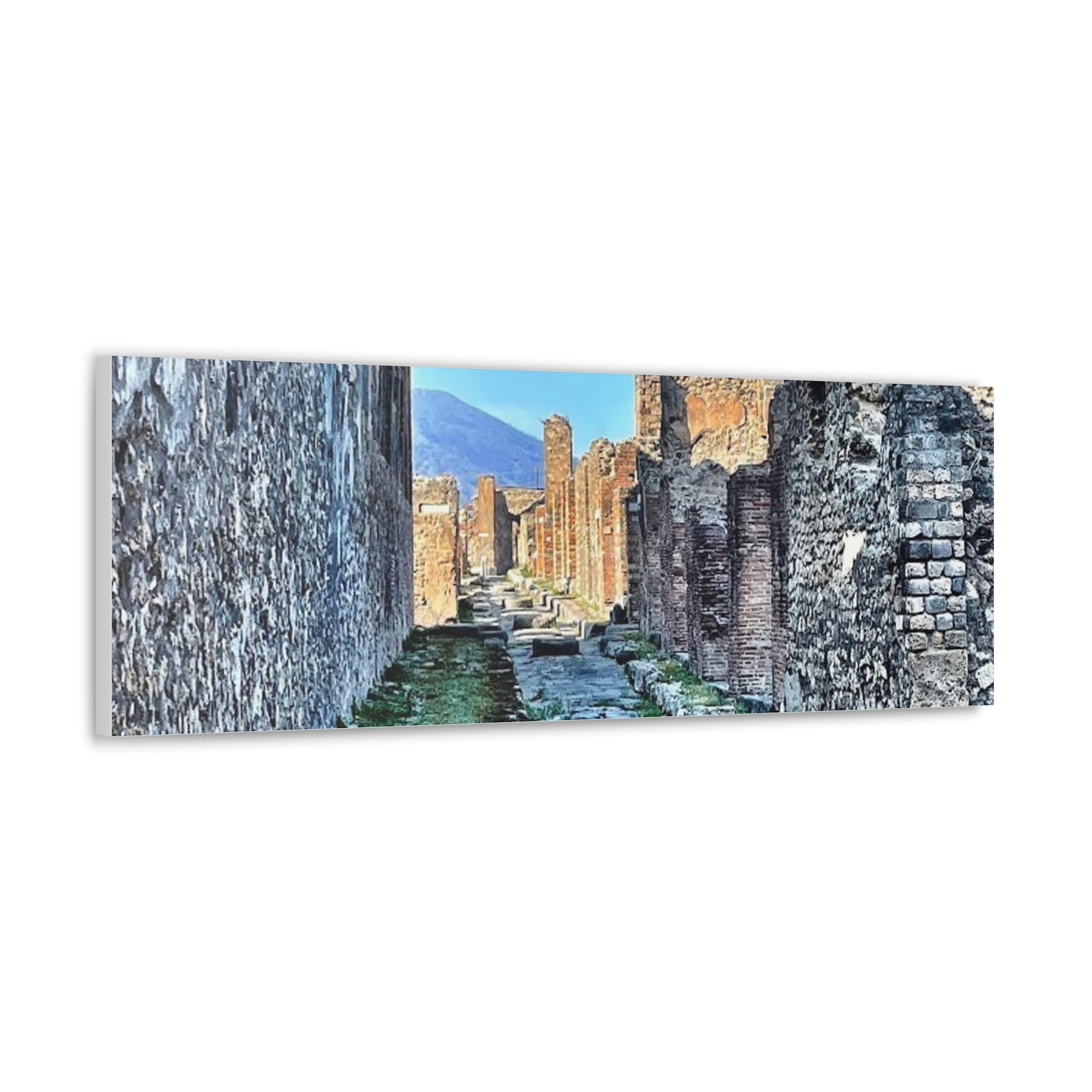 Streets of Pompeii Italy Canvas Wrap