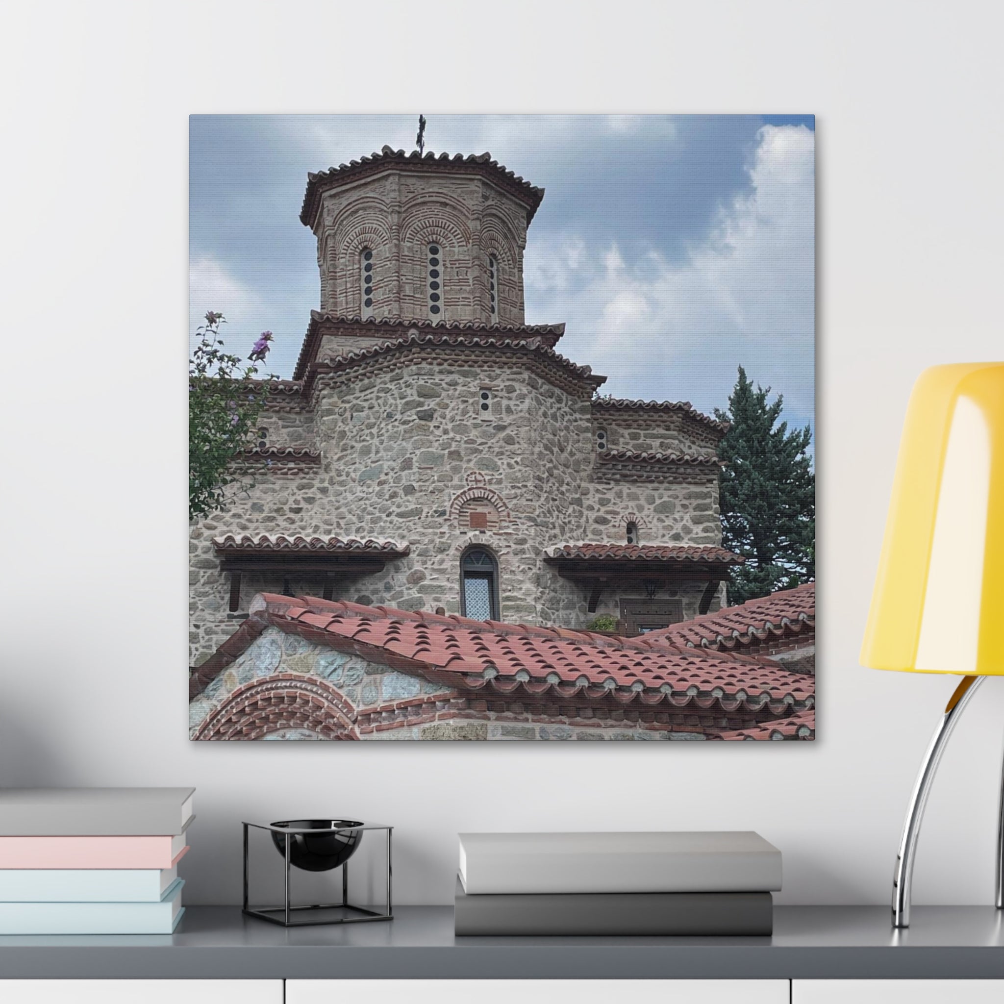 Greek Monastery Canvas Wrap