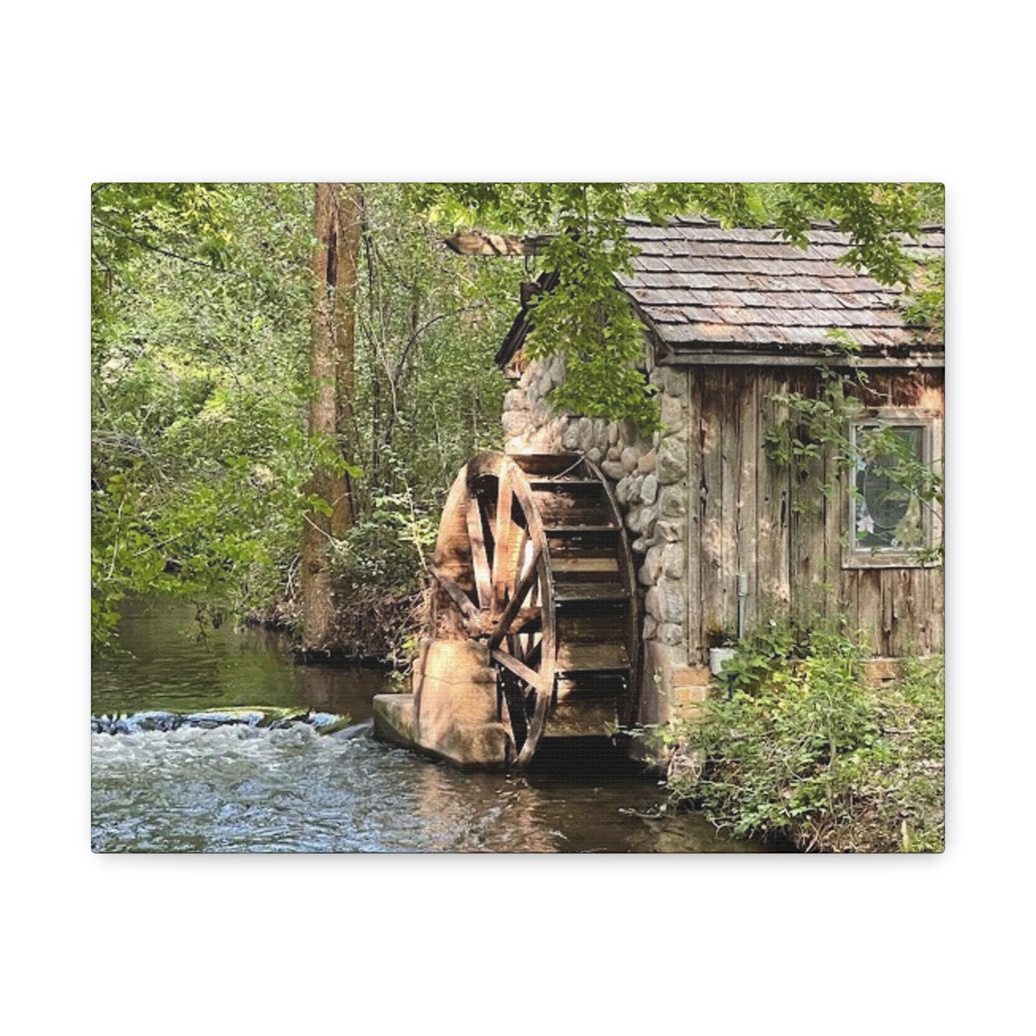 Old Wooden Mill Canvas Wrap