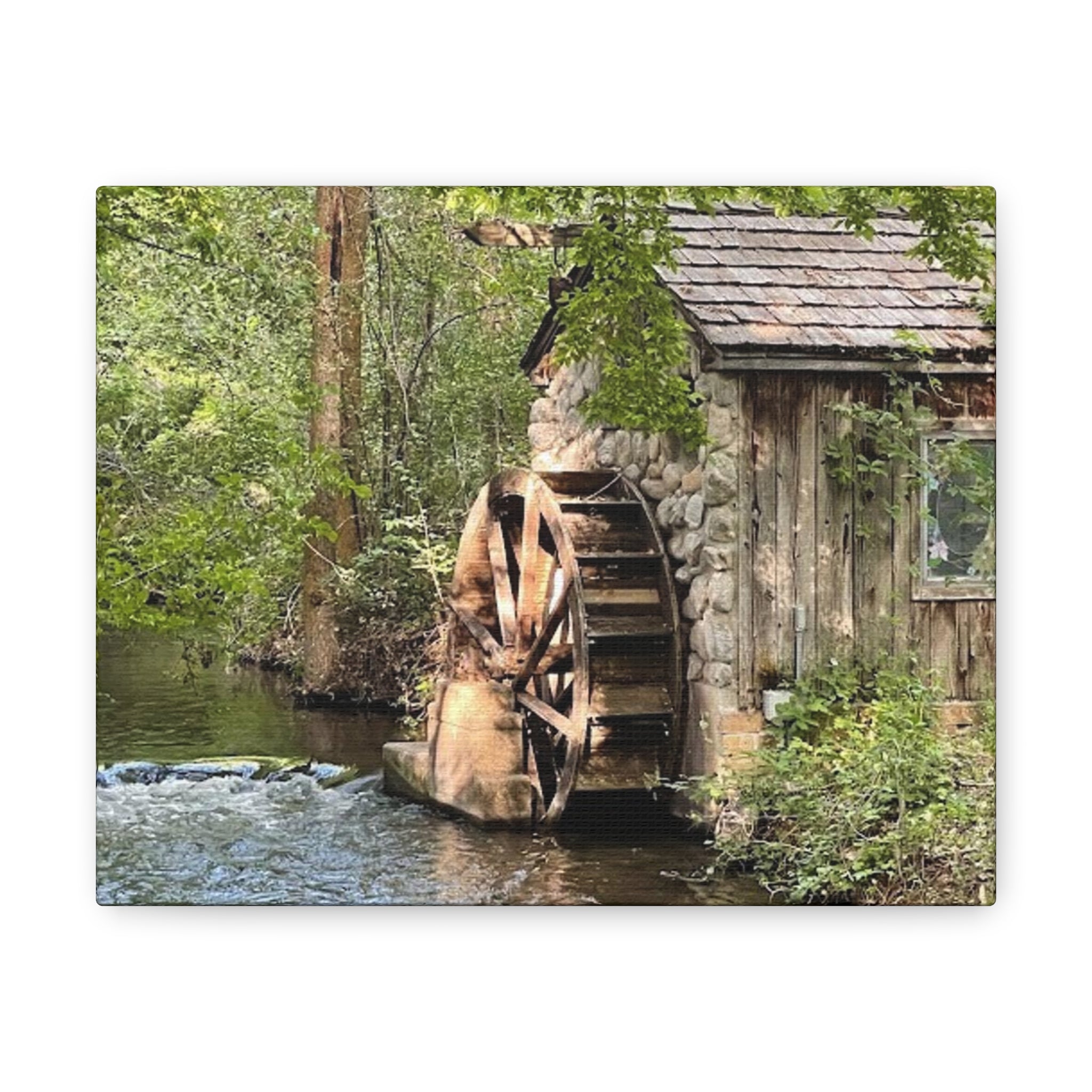 Old Wooden Mill Canvas Wrap