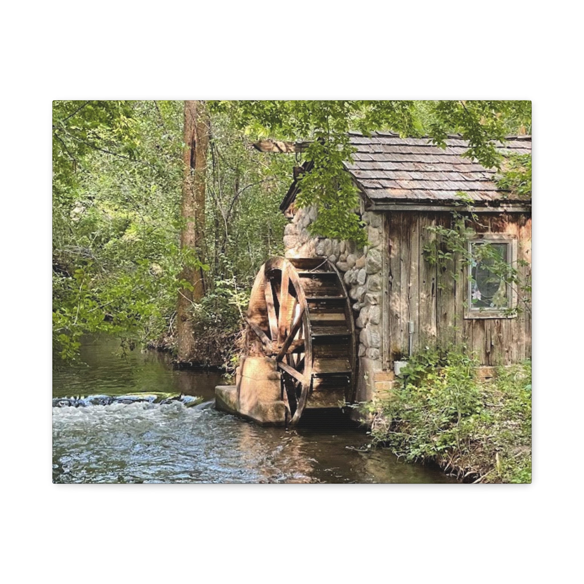 Old Wooden Mill Canvas Wrap