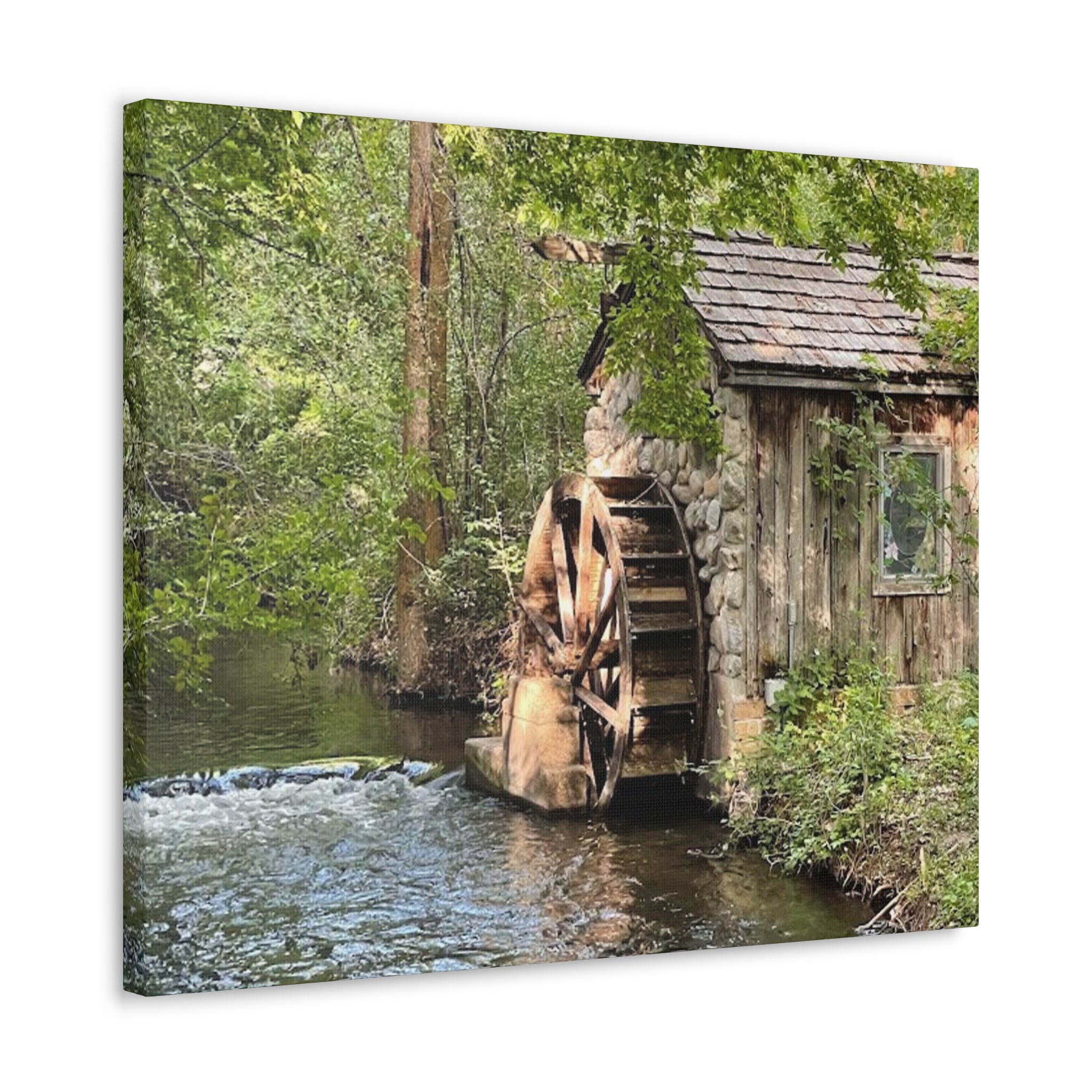 Old Wooden Mill Canvas Wrap