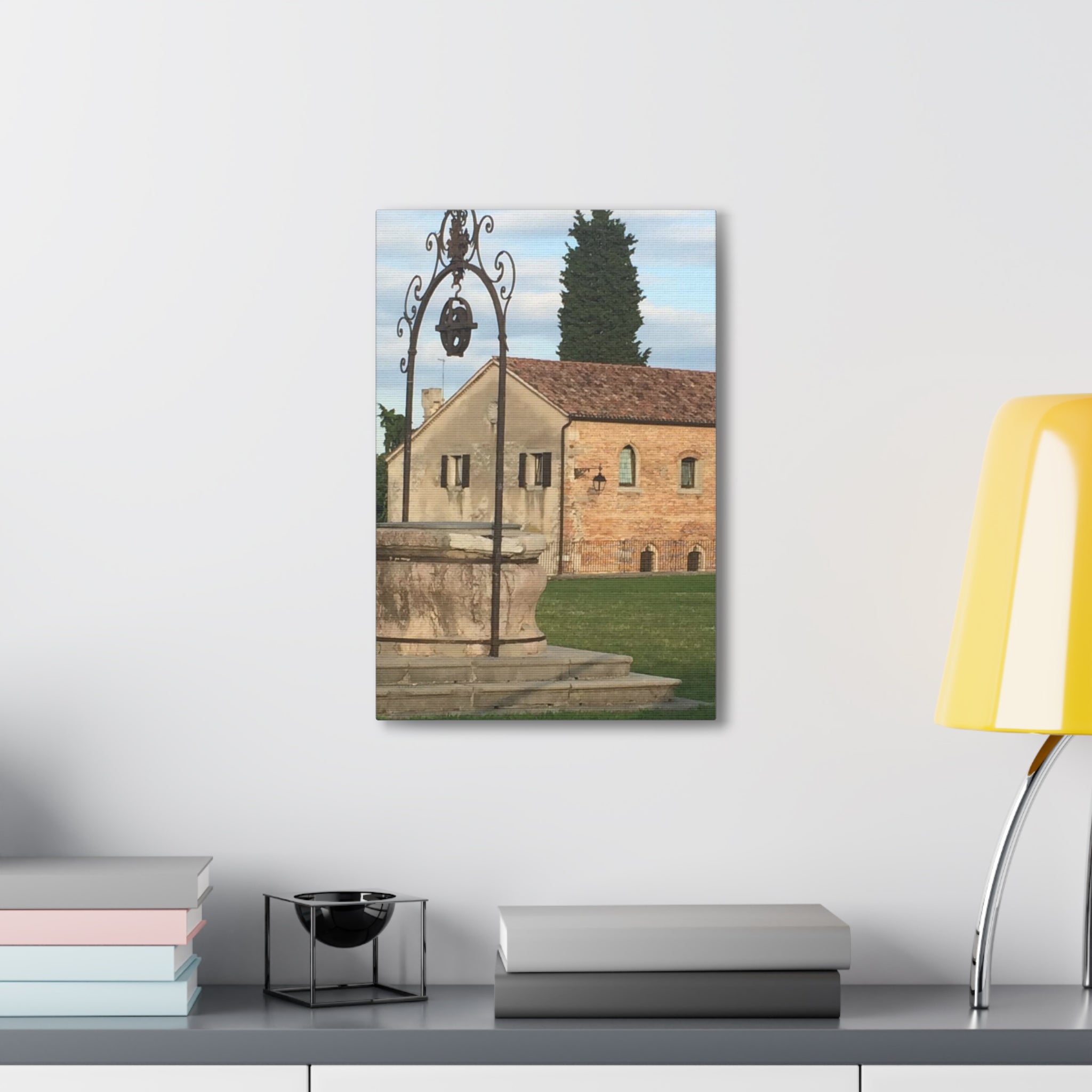 Italian Building Canvas Wrap