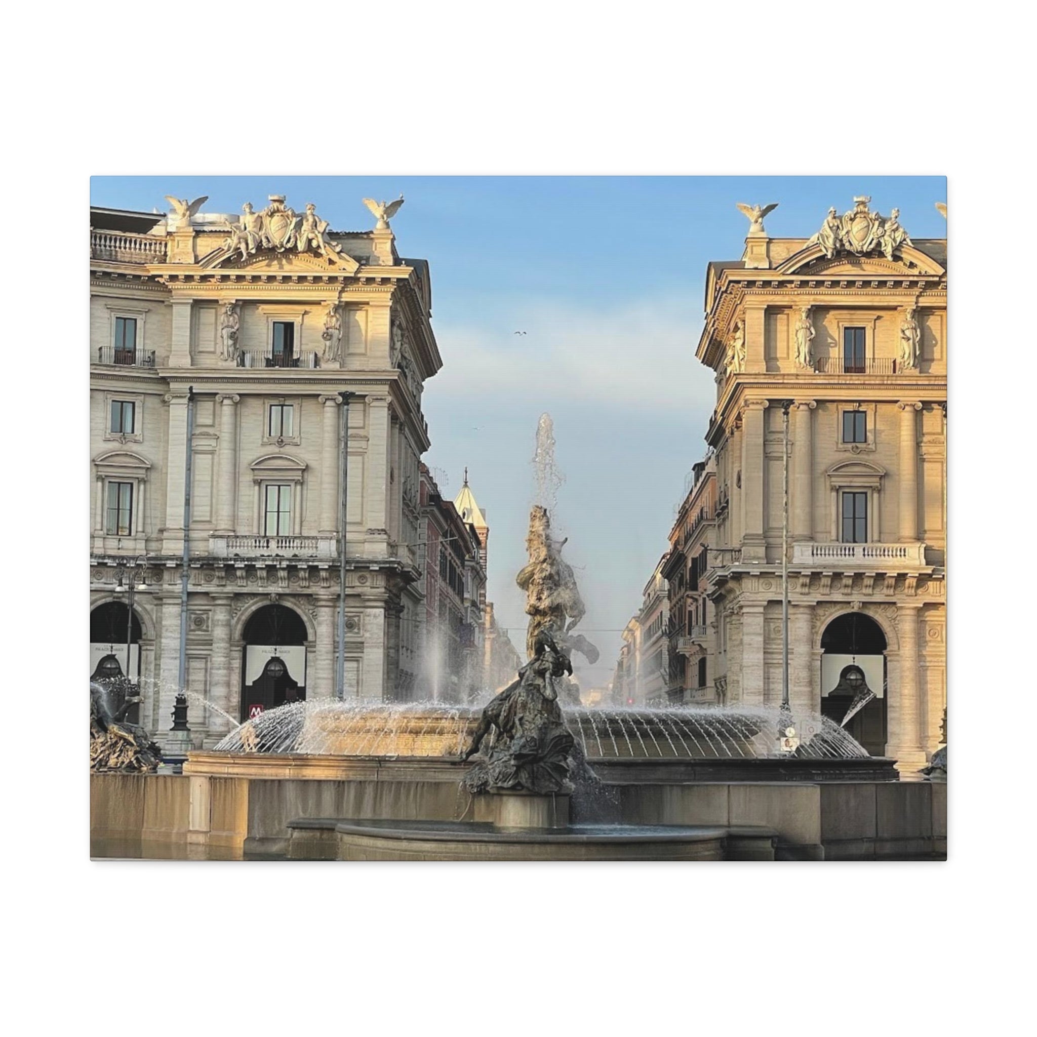 Rome Italy Canvas Wrap