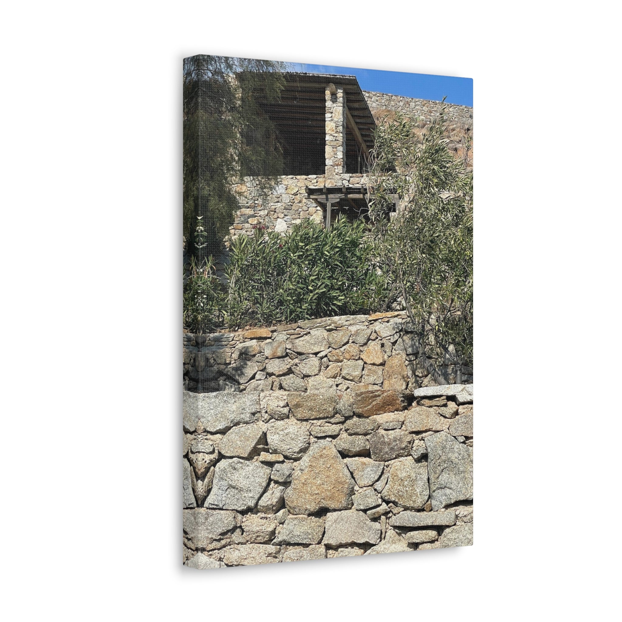 Mykonos Home Canvas Wrap