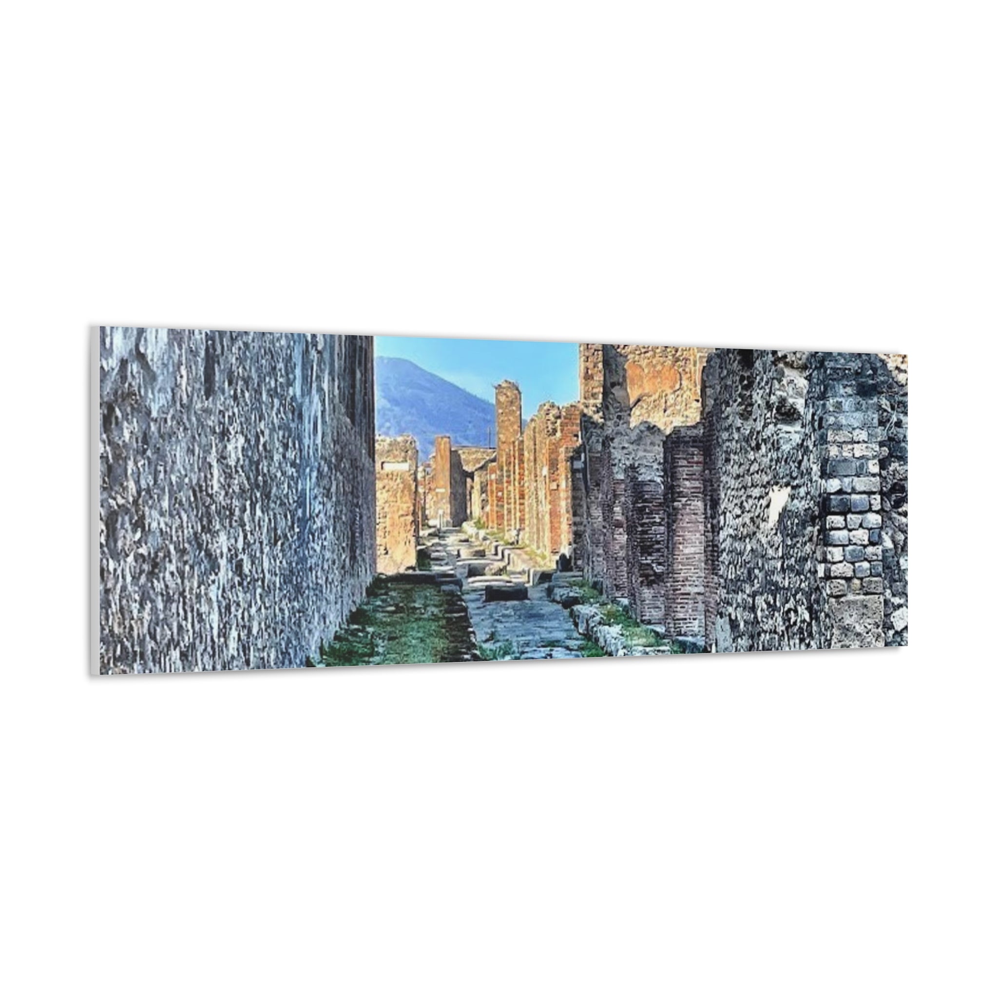 Streets of Pompeii Italy Canvas Wrap