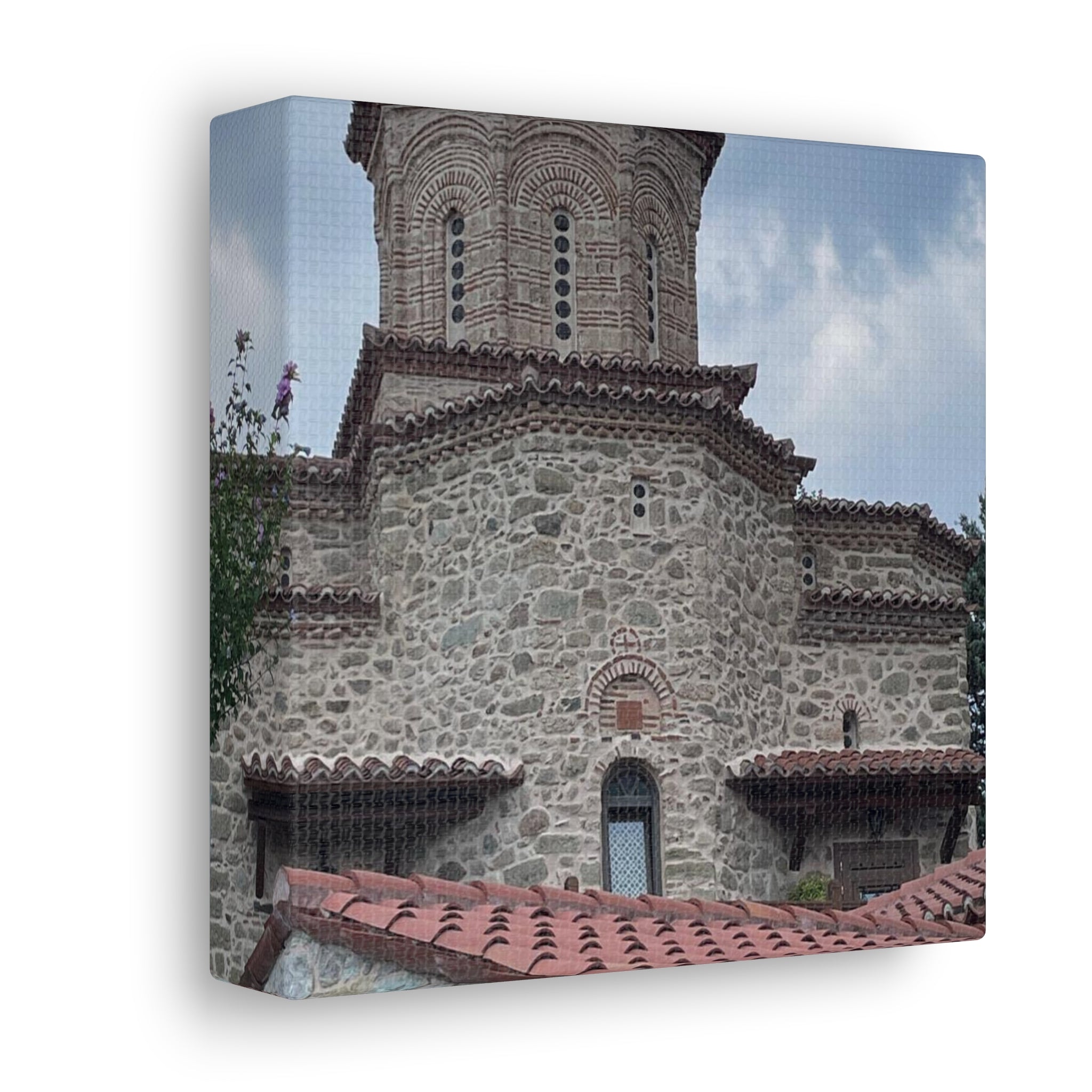 Greek Monastery Canvas Wrap