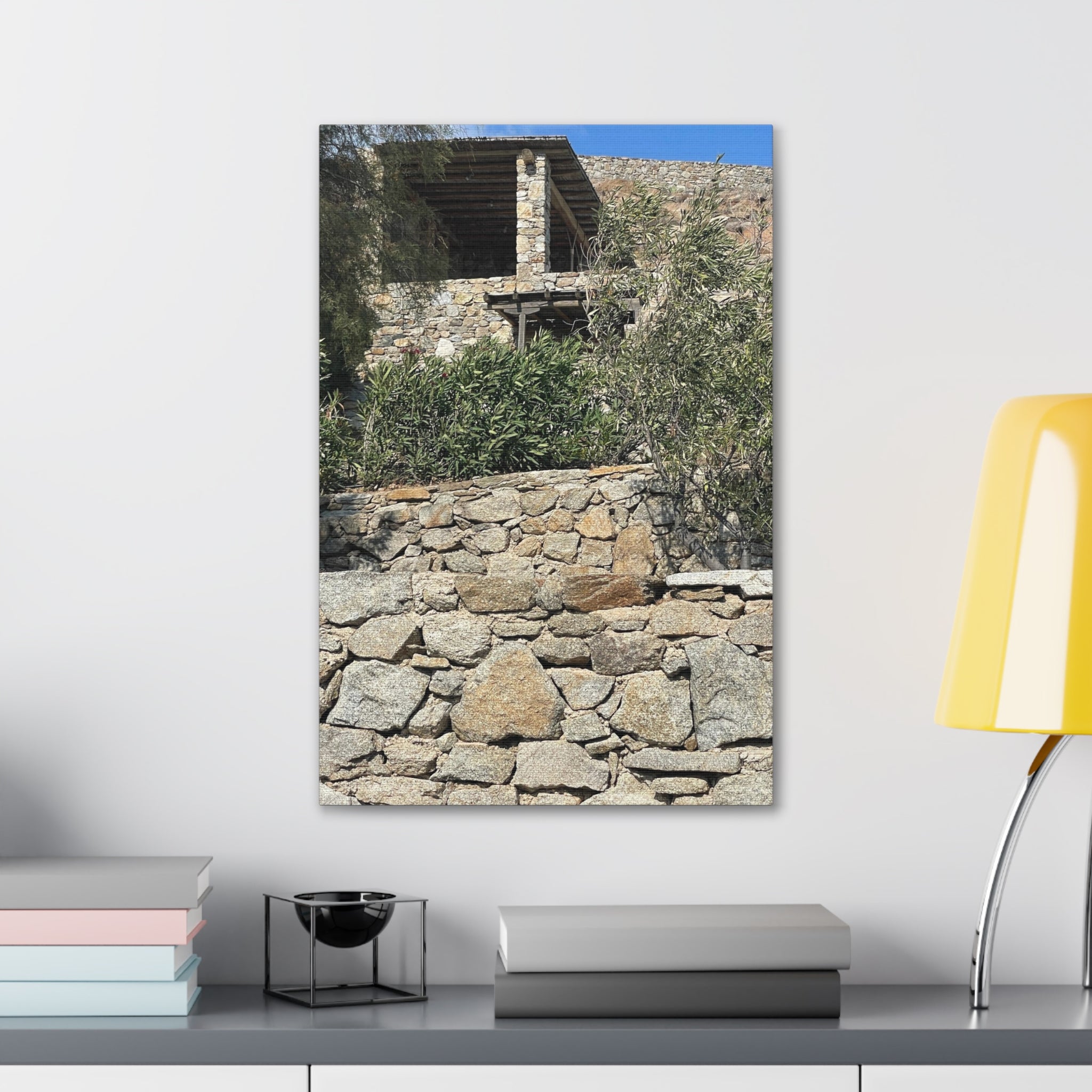 Mykonos Home Canvas Wrap