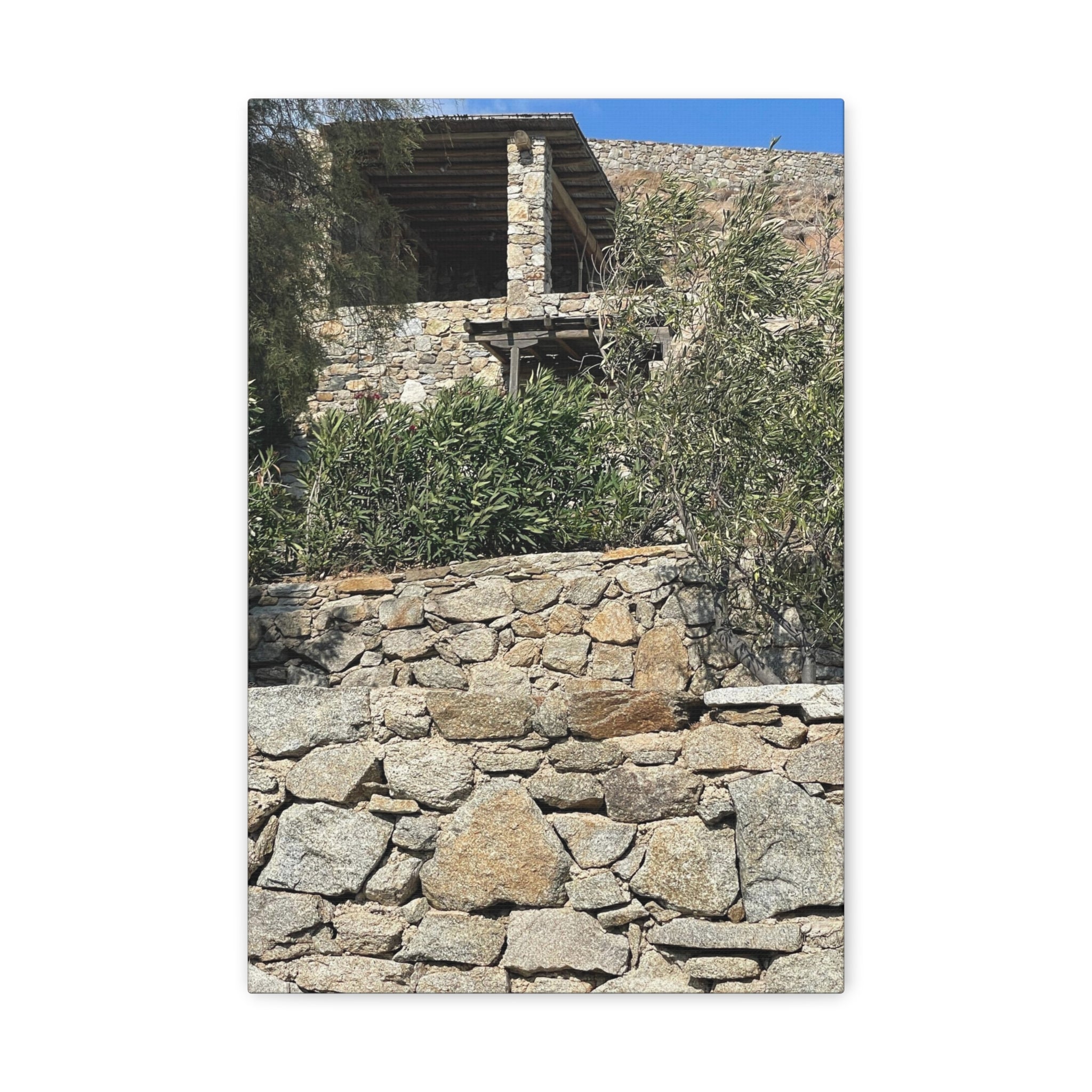 Mykonos Home Canvas Wrap