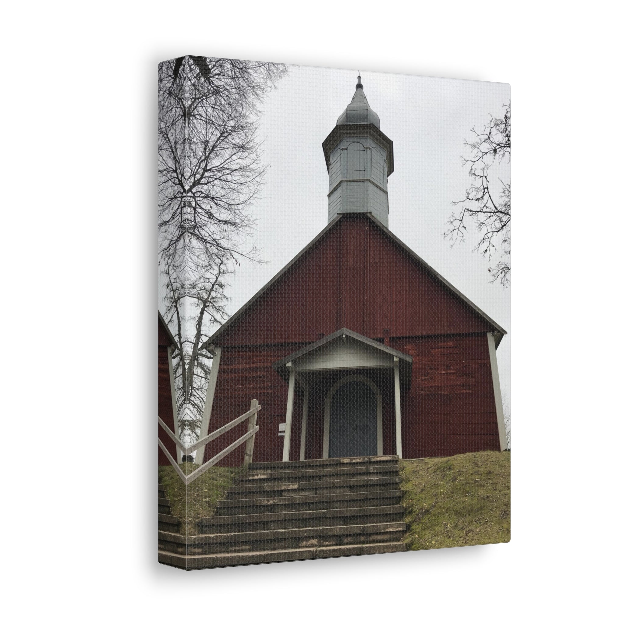 Latvia Church Canvas Wrap