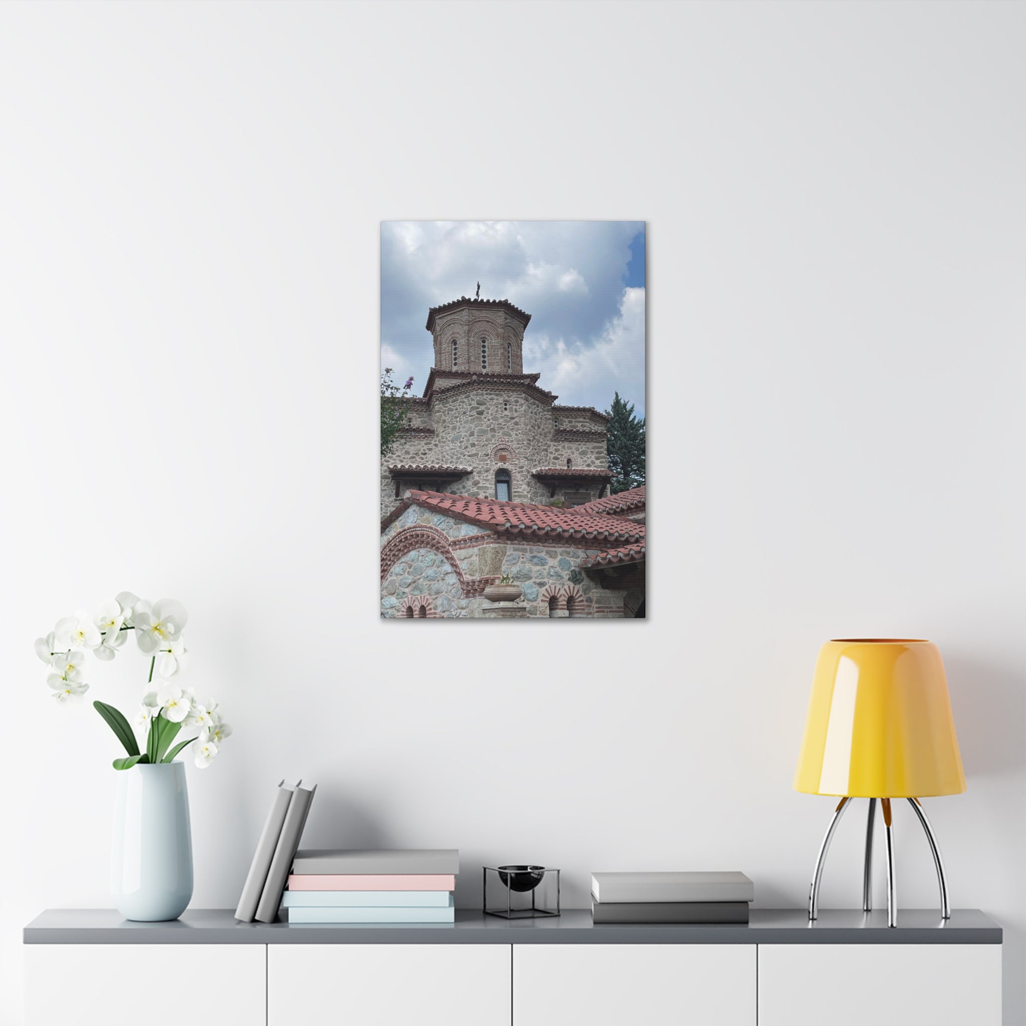 Greek Monastery Canvas Wrap