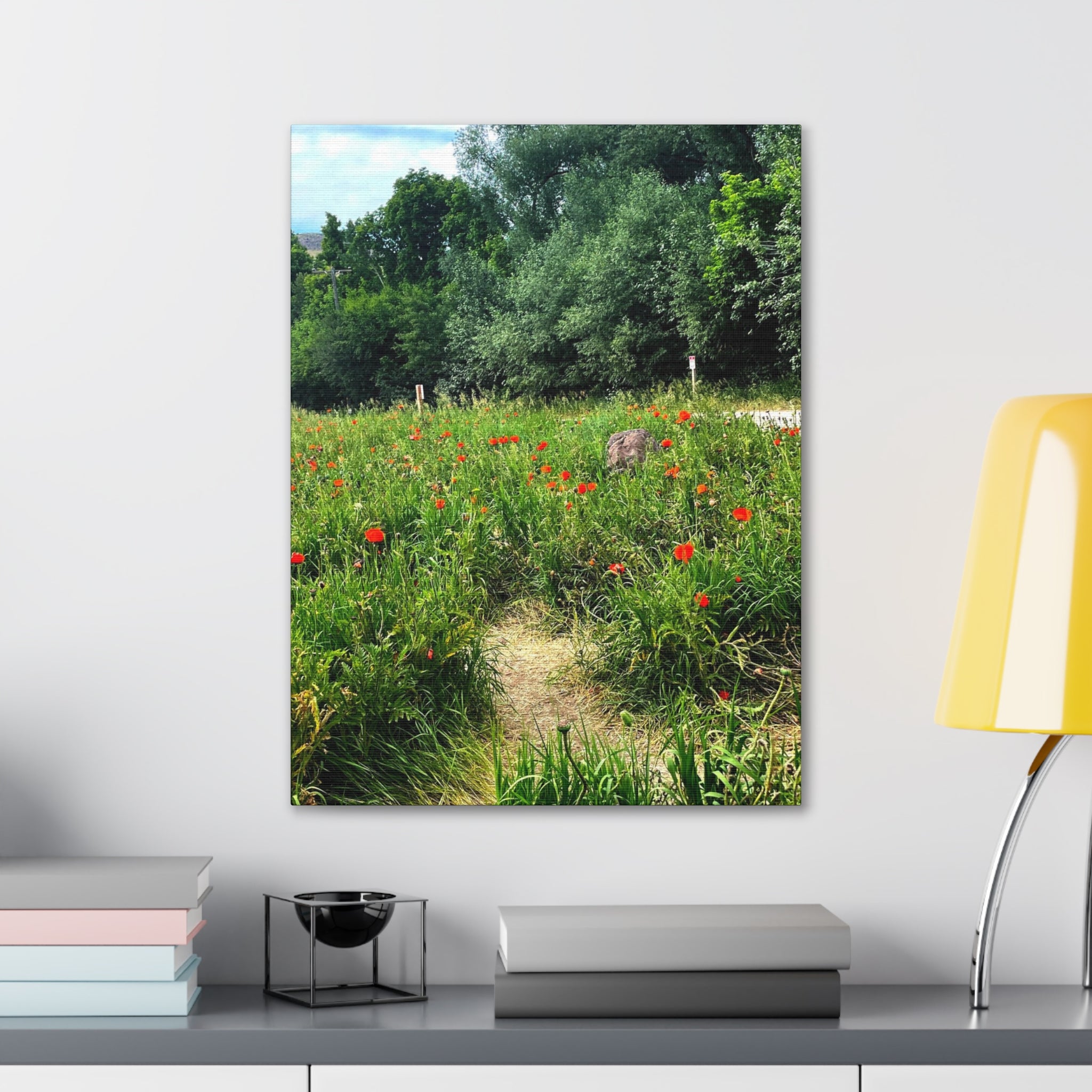 Utah Mountain Countryside Canvas Wrap