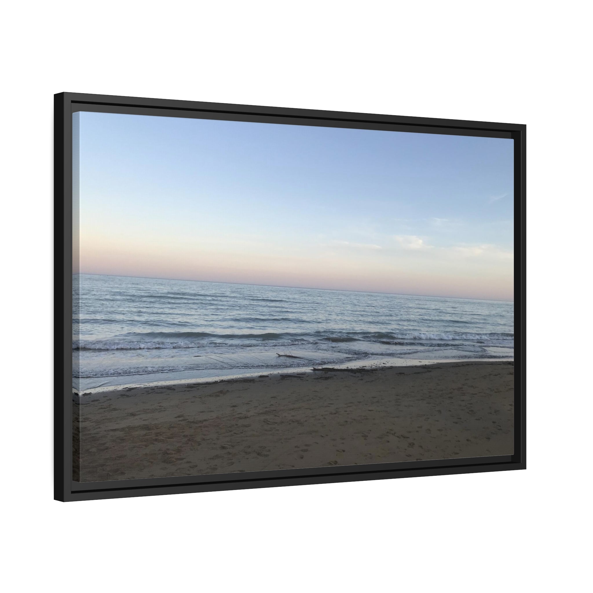 Adriatic Sea, Italian Beaches, Matte Canvas, Black Frame