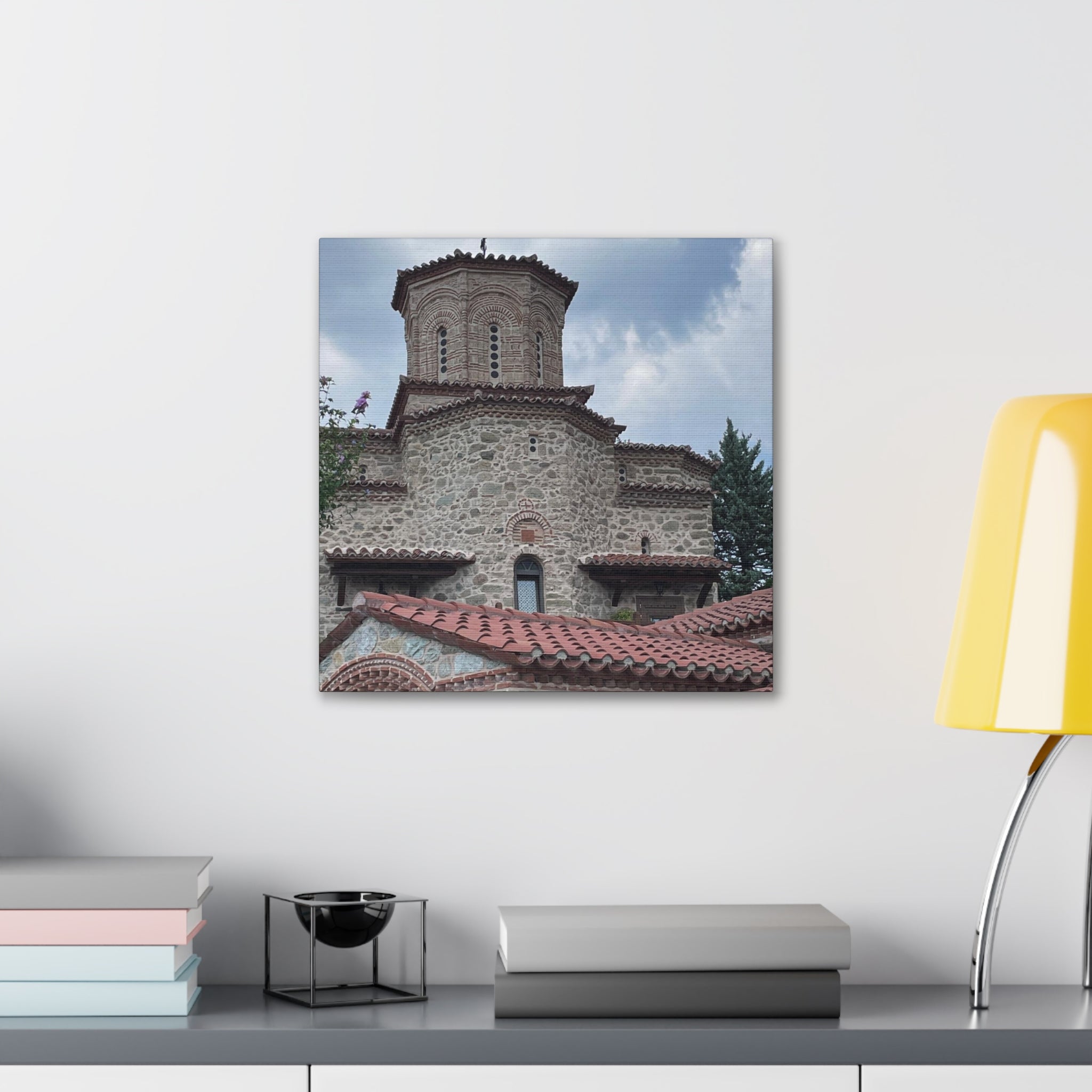 Greek Monastery Canvas Wrap