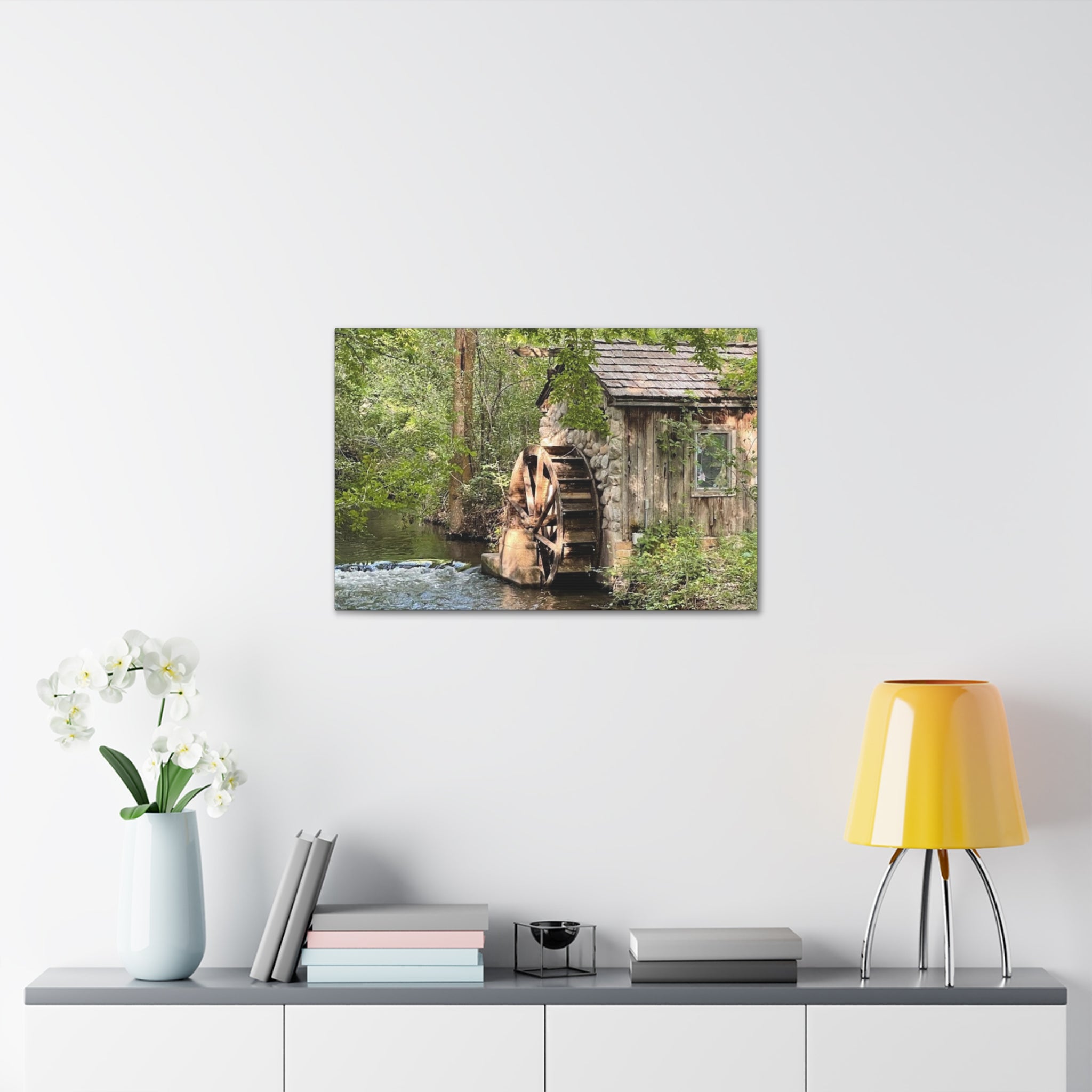 Old Wooden Mill Canvas Wrap