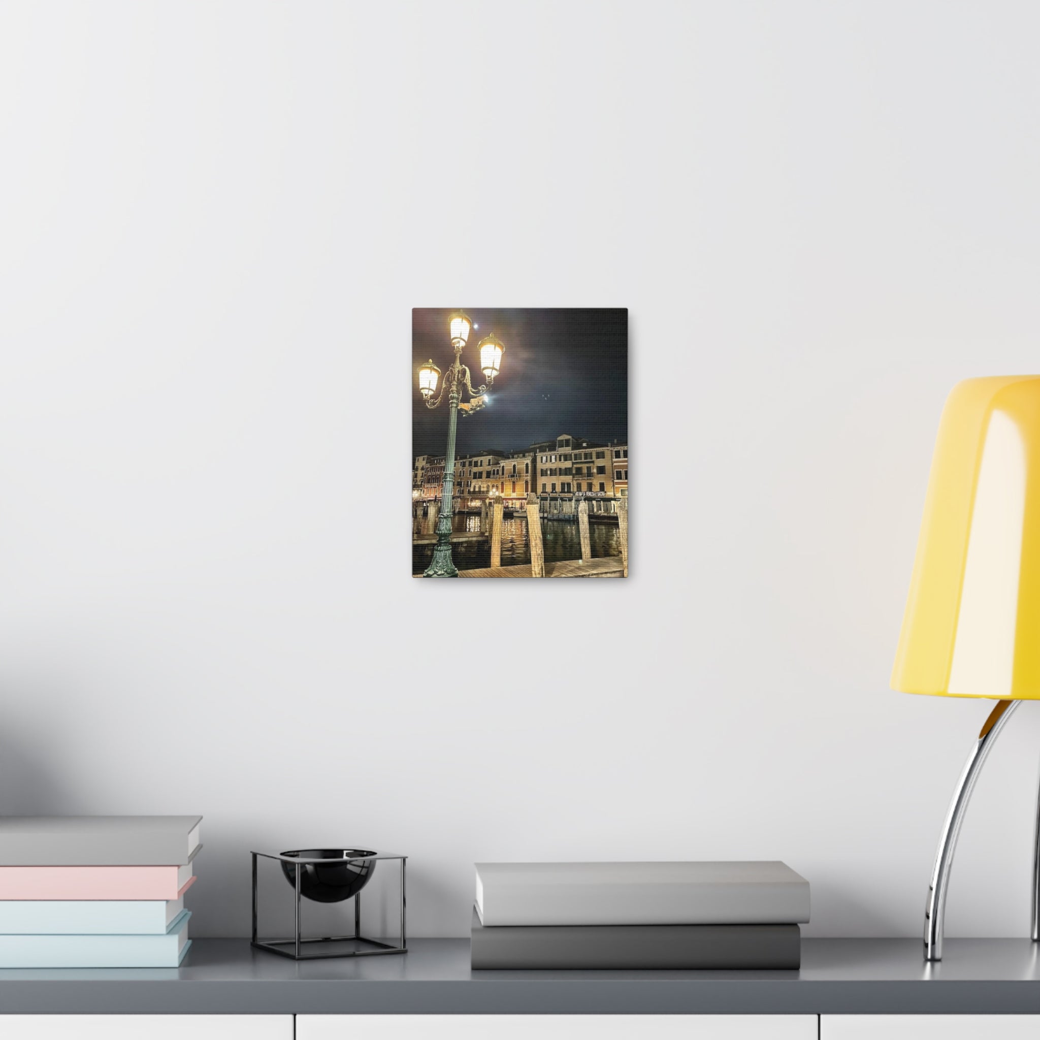 Venice Italy at Night Canvas Wrap