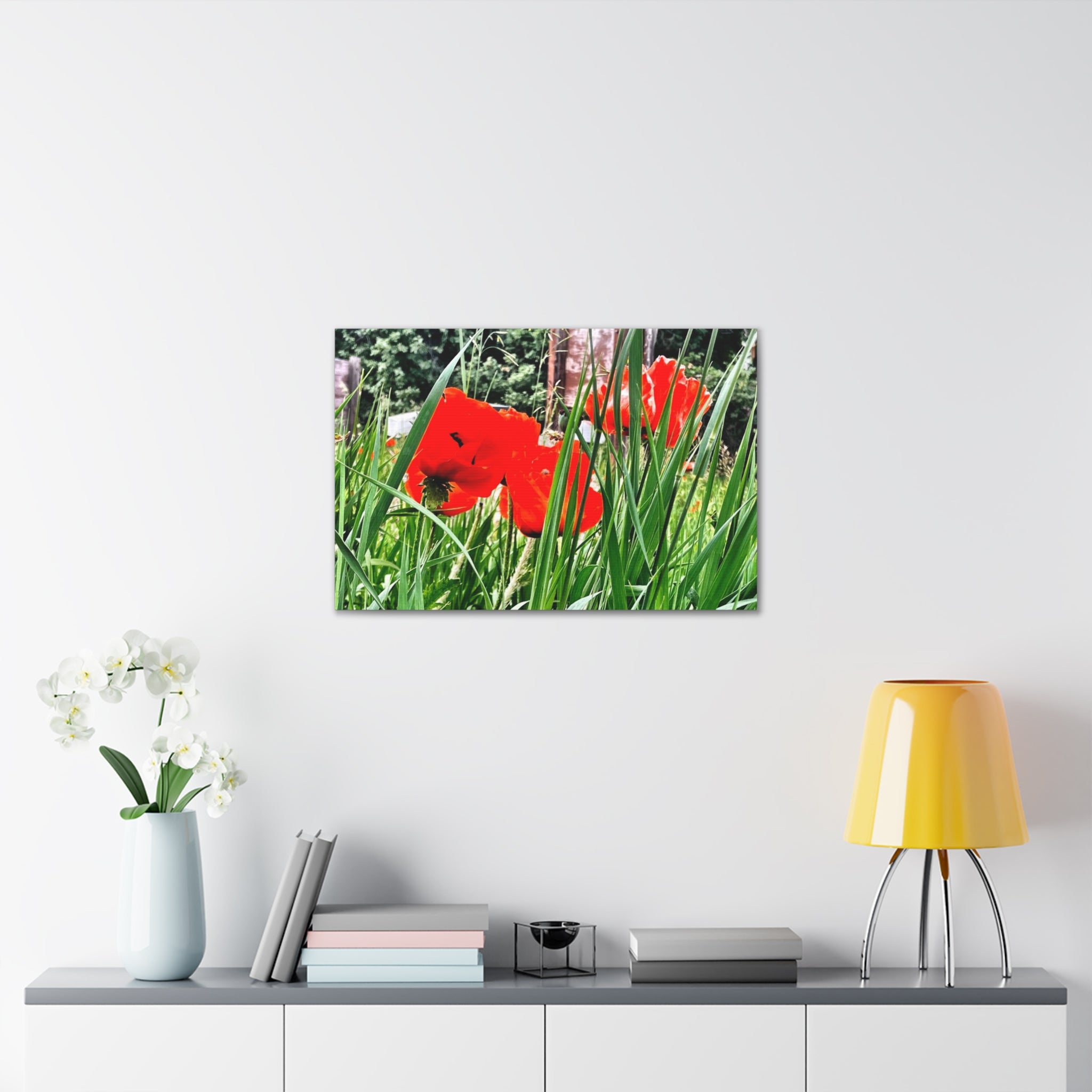 Utah Poppies Canvas Wrap