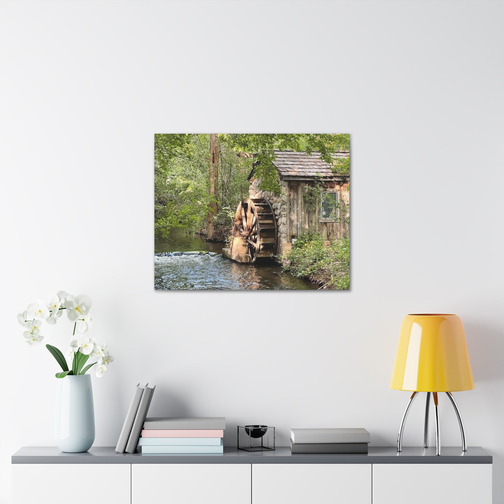 Old Wooden Mill Canvas Wrap